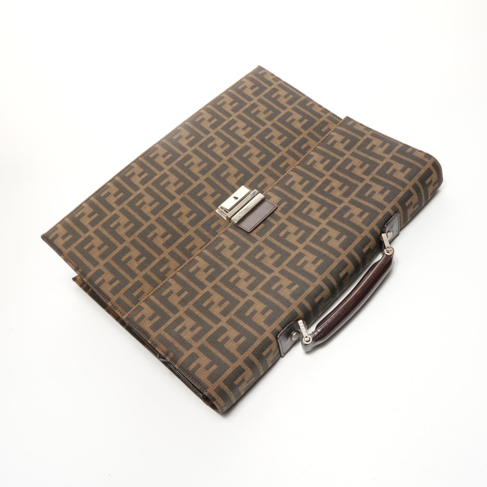 Canvas Briefcase Handbag (Pre-Owned) - Fendi - Modalova