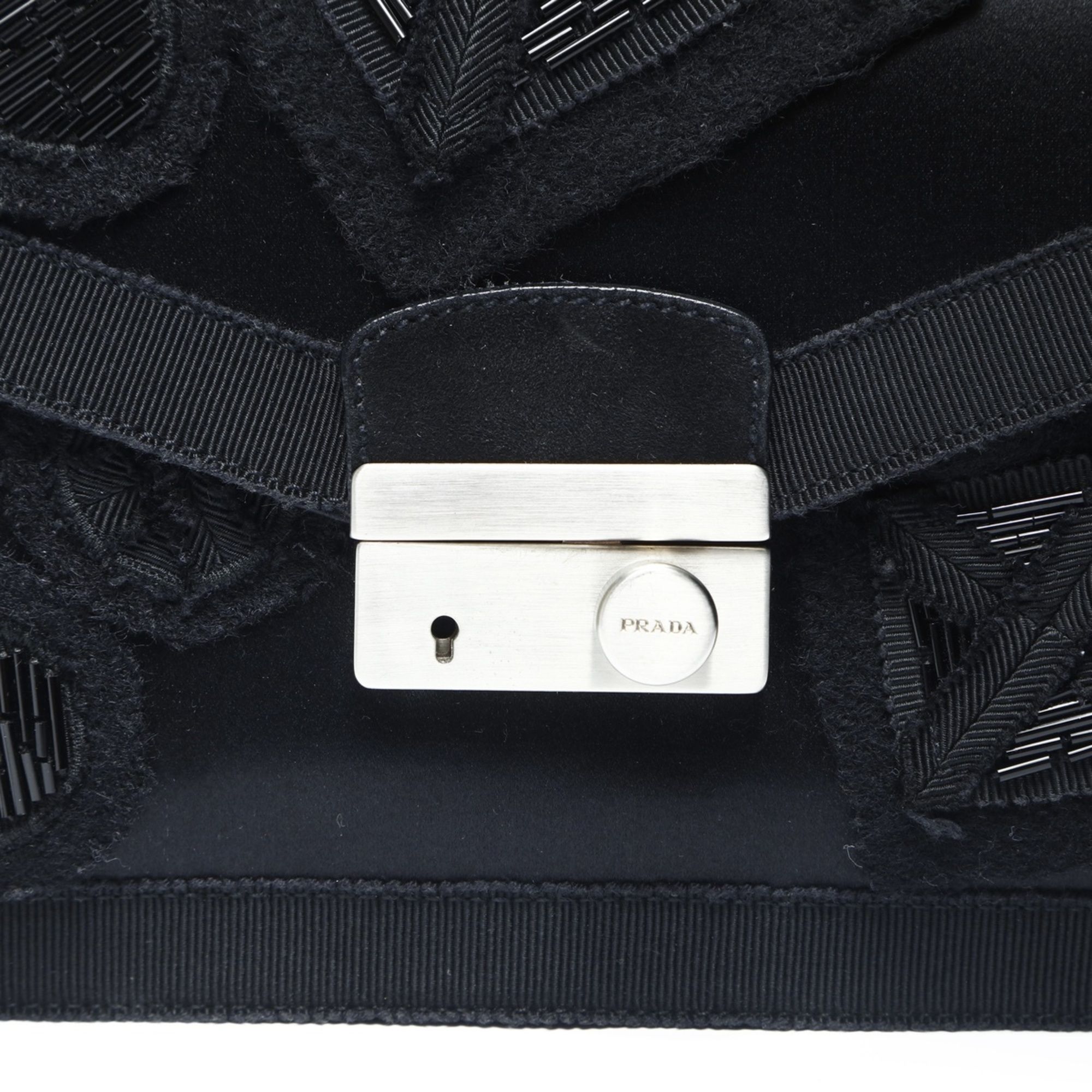 Satin Beads Shoulder Bag (Pre-Owned) - Prada - Modalova