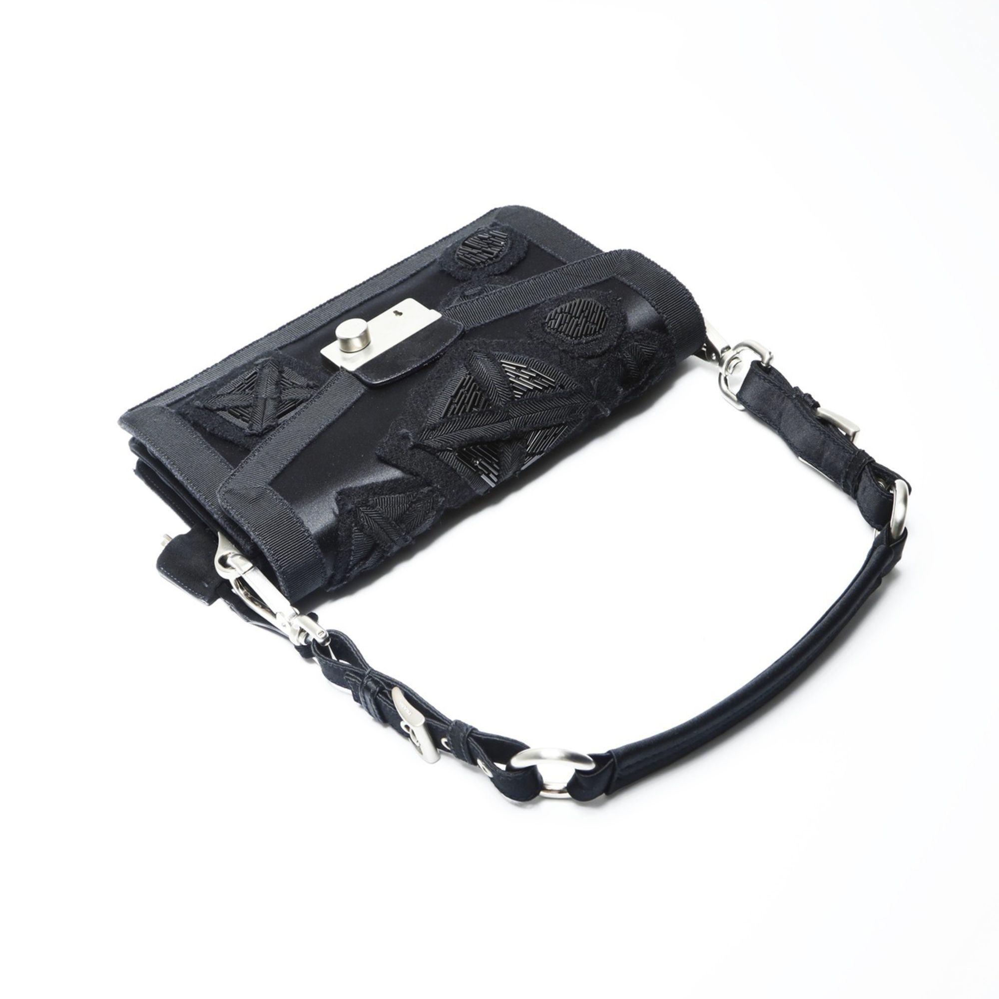 Satin Beads Shoulder Bag (Pre-Owned) - Prada - Modalova