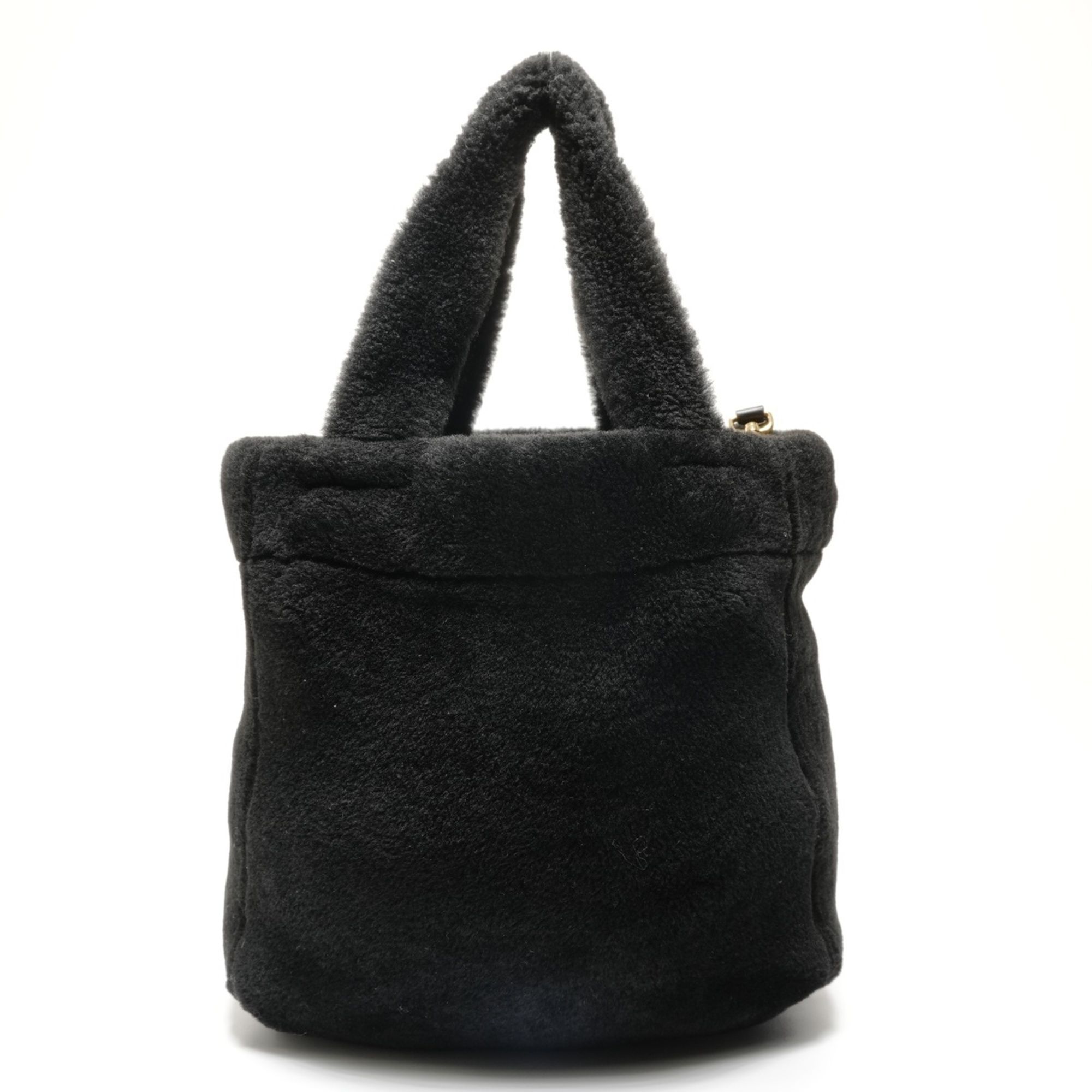 Prada Black Fur Handbag (Pre-Owned) - Prada - Modalova