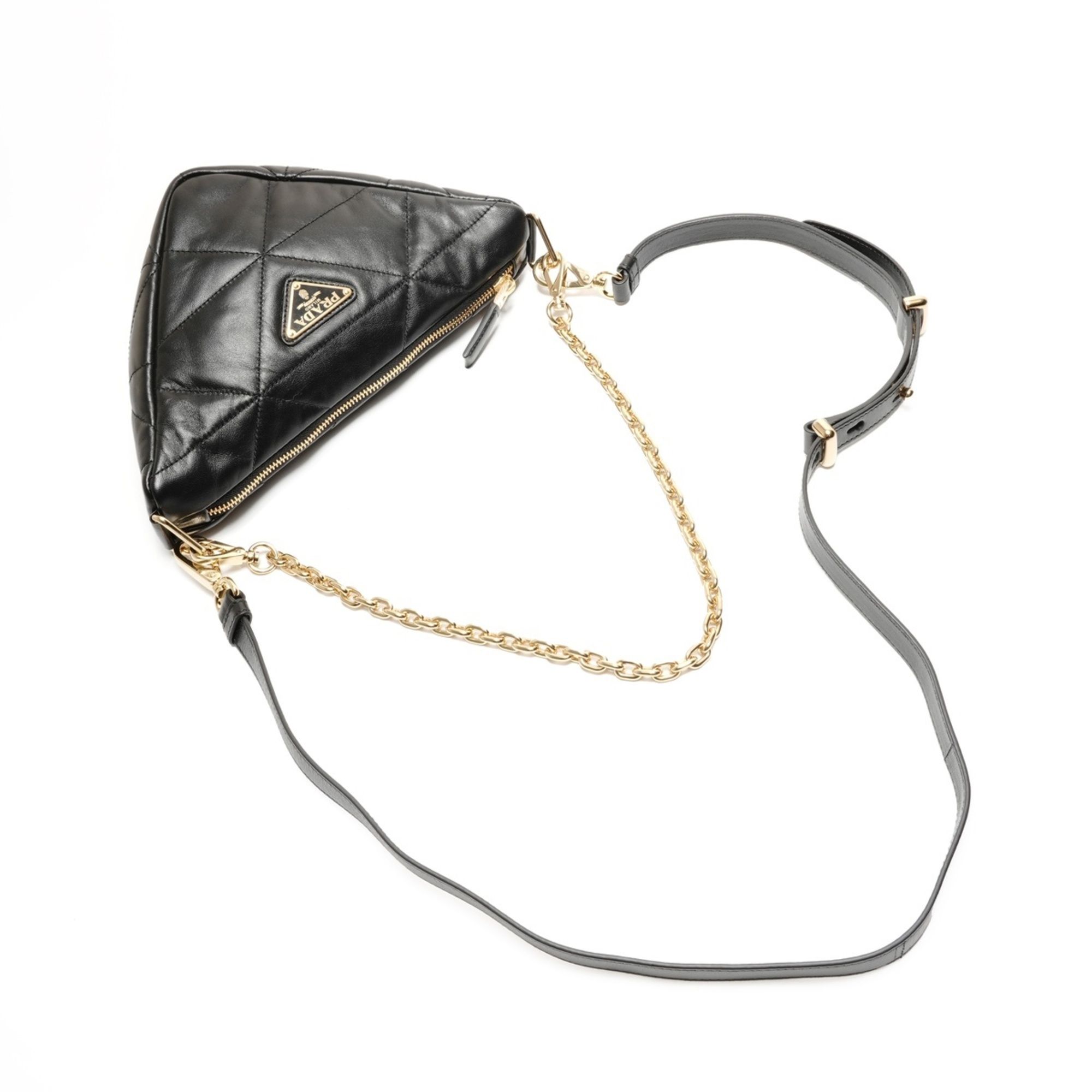 Nappa Leather Shoulder Bag (Pre-Owned) - Prada - Modalova