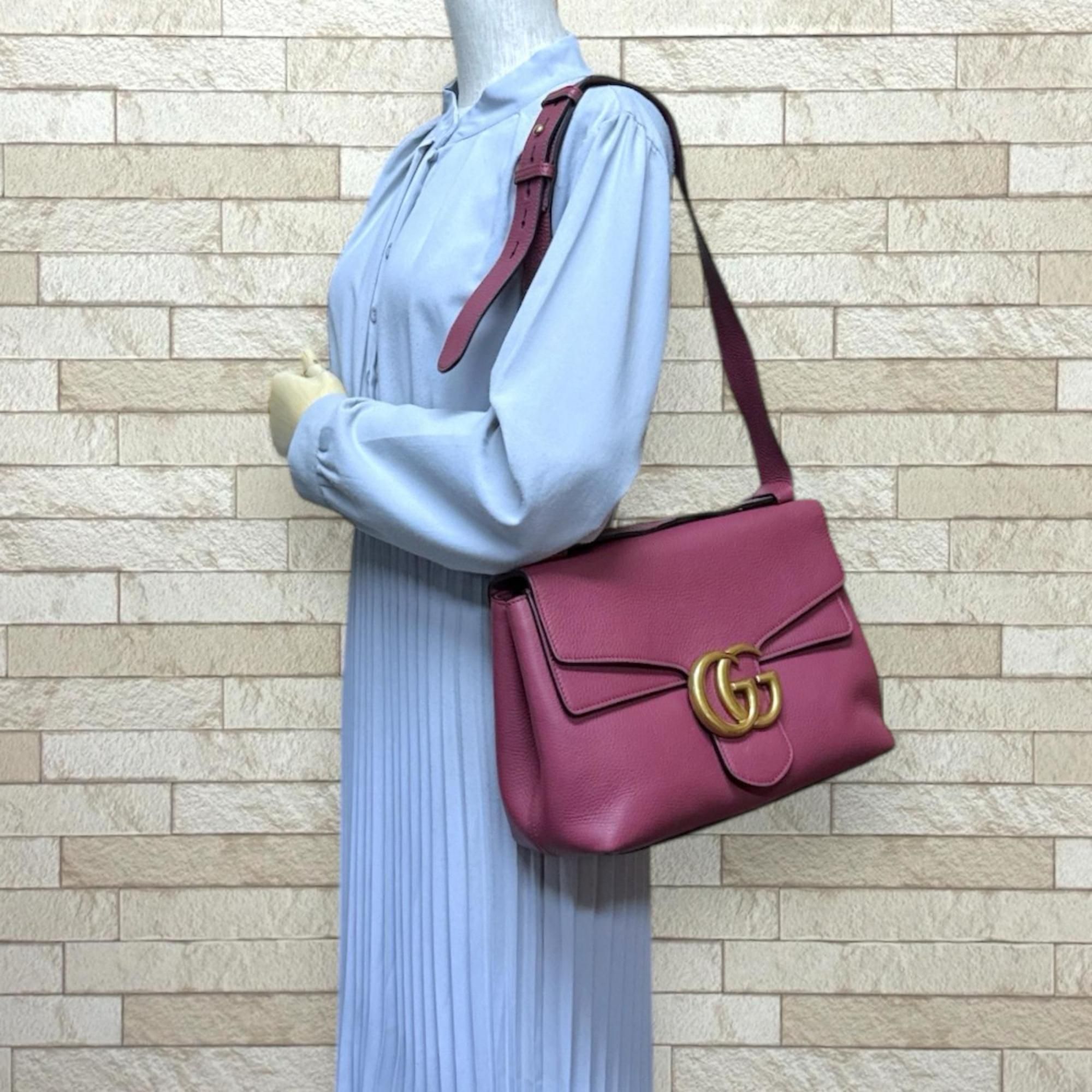 Leather Shoulder Bag (Pre-Owned) - Gucci - Modalova