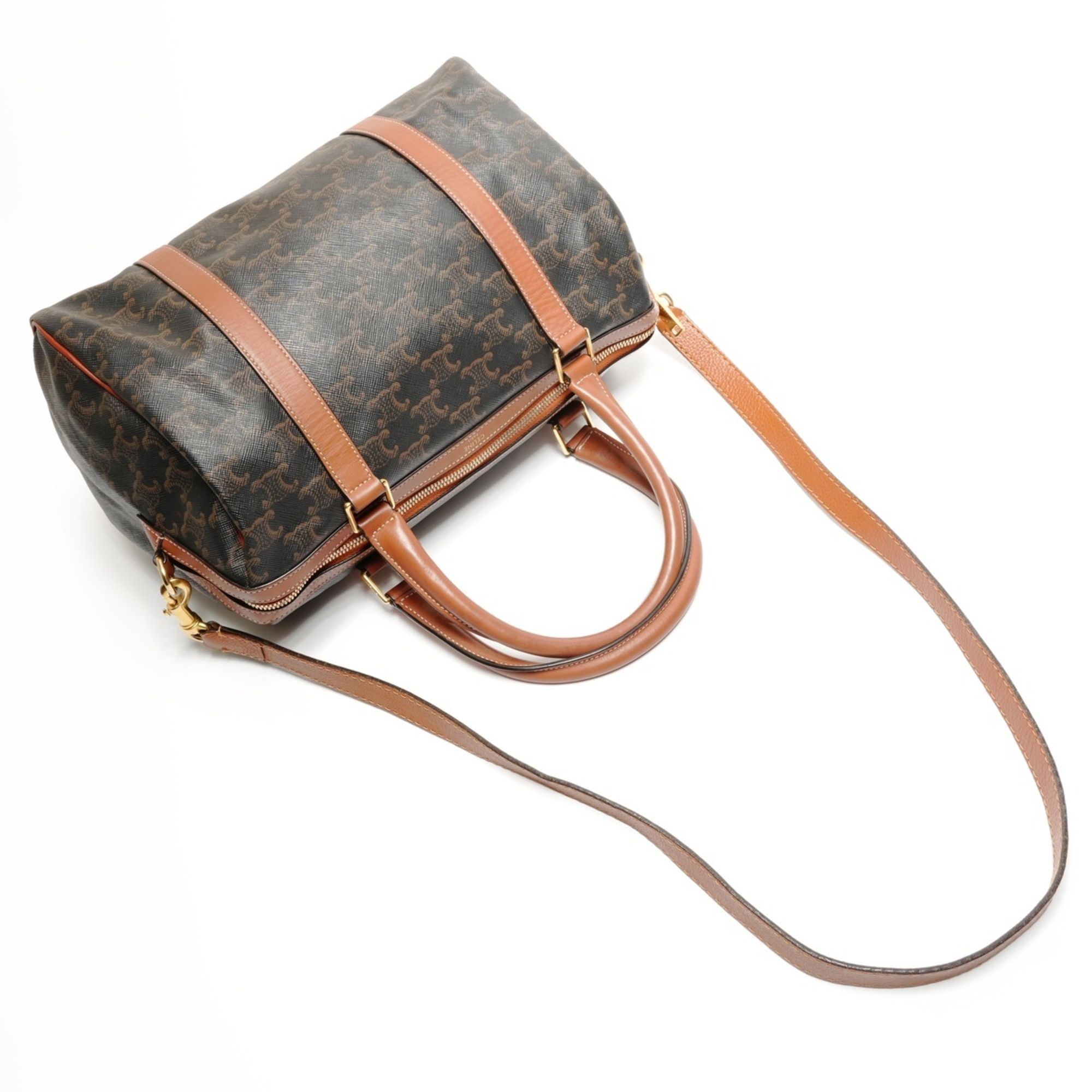 Macadam Pvc Boston Bag (Pre-Owned) - Celine - Modalova