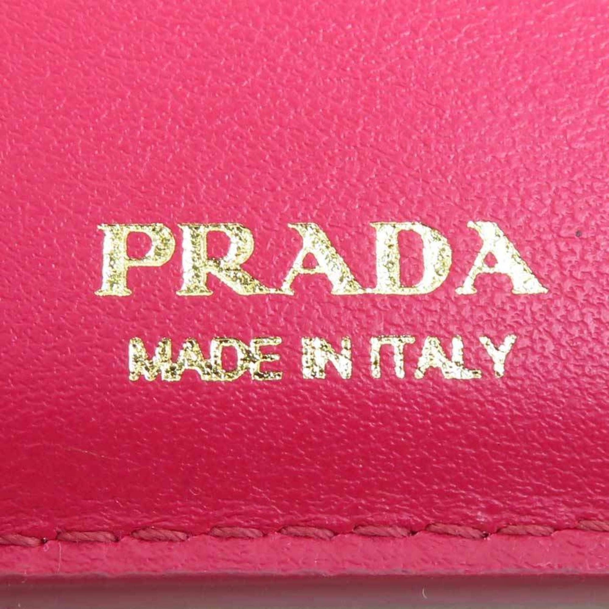 Leather Wallet (Tri-Fold) (Pre-Owned) - Prada - Modalova