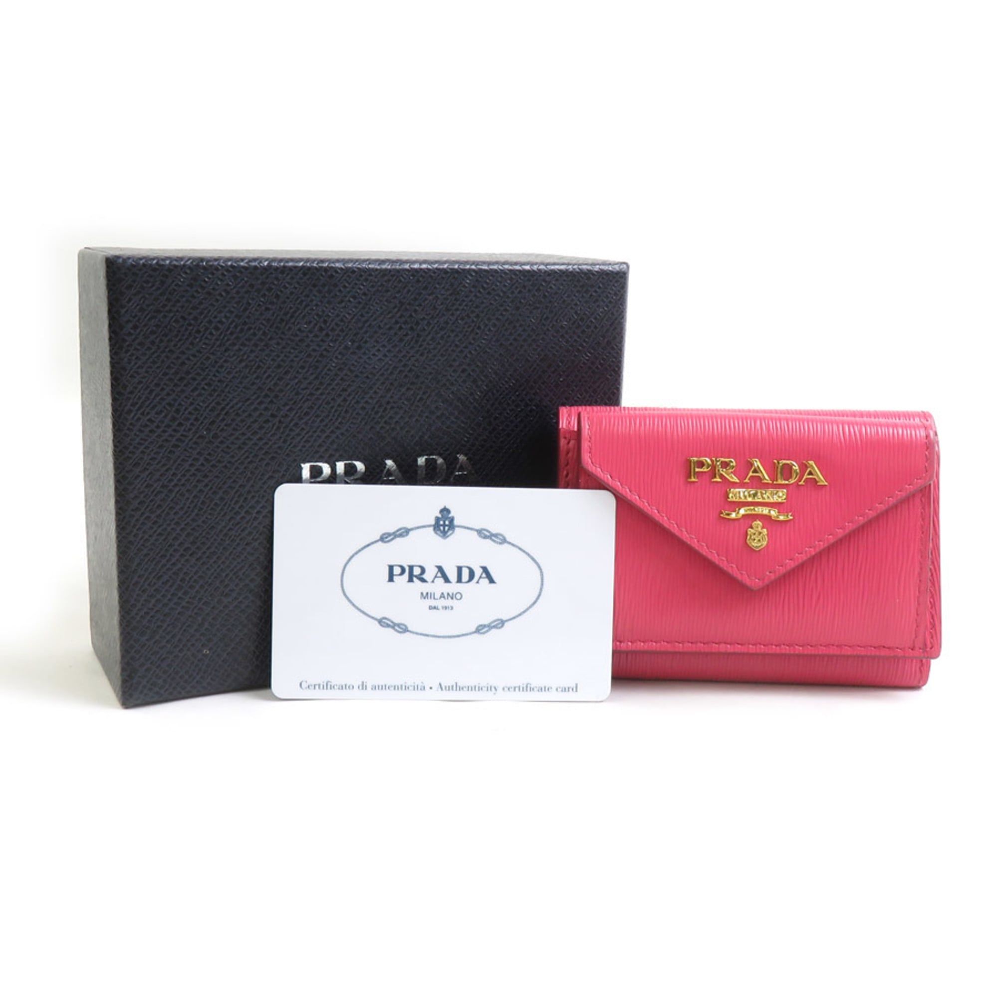 Leather Wallet (Tri-Fold) (Pre-Owned) - Prada - Modalova