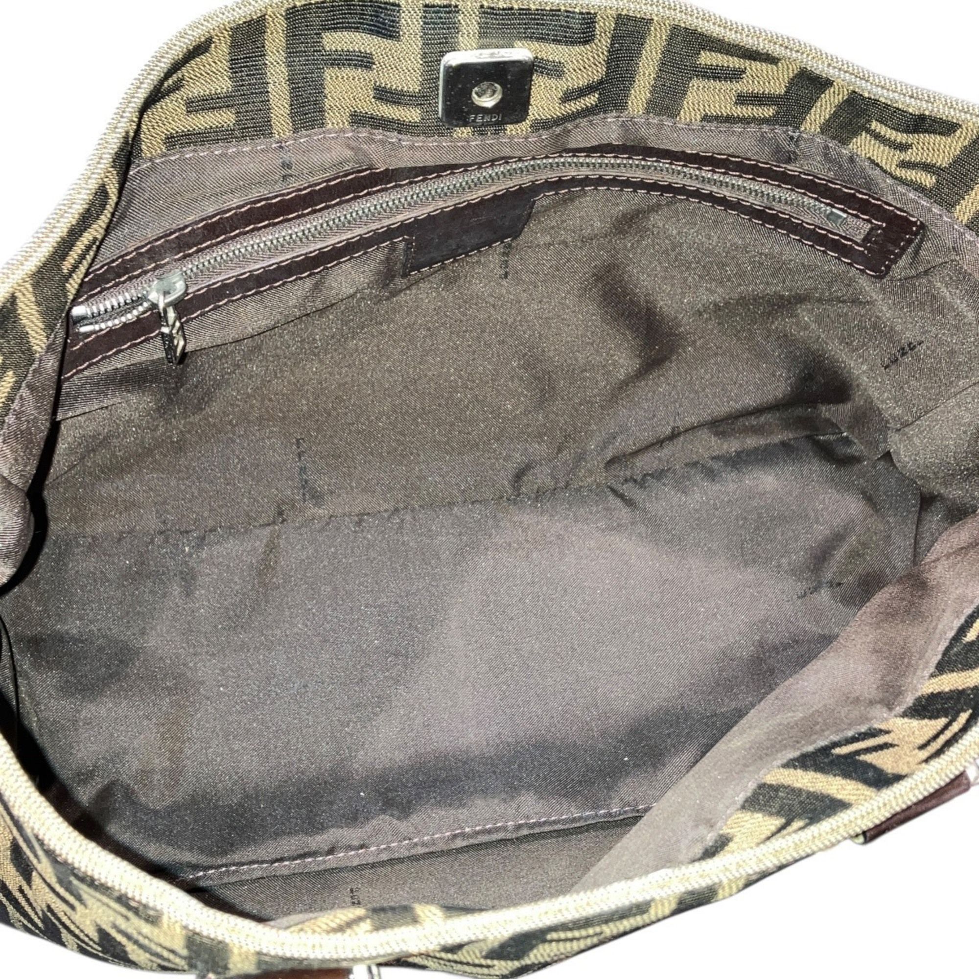 Nylon Leather Handbag (Pre-Owned) - Fendi - Modalova