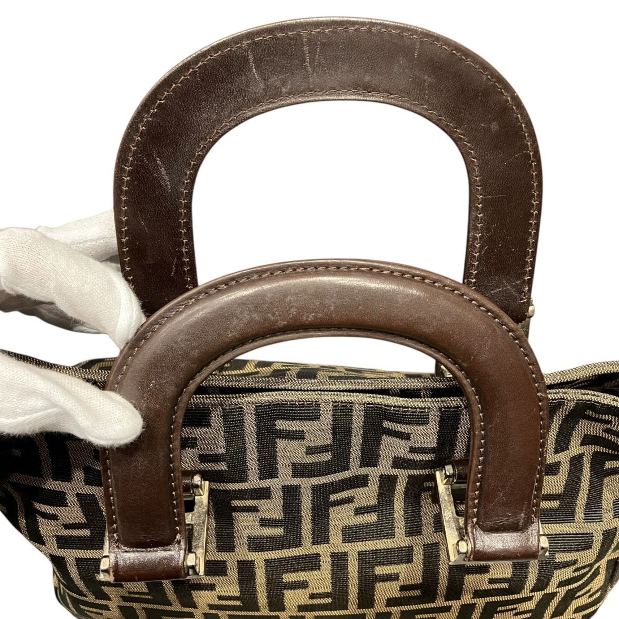 Nylon Leather Handbag (Pre-Owned) - Fendi - Modalova