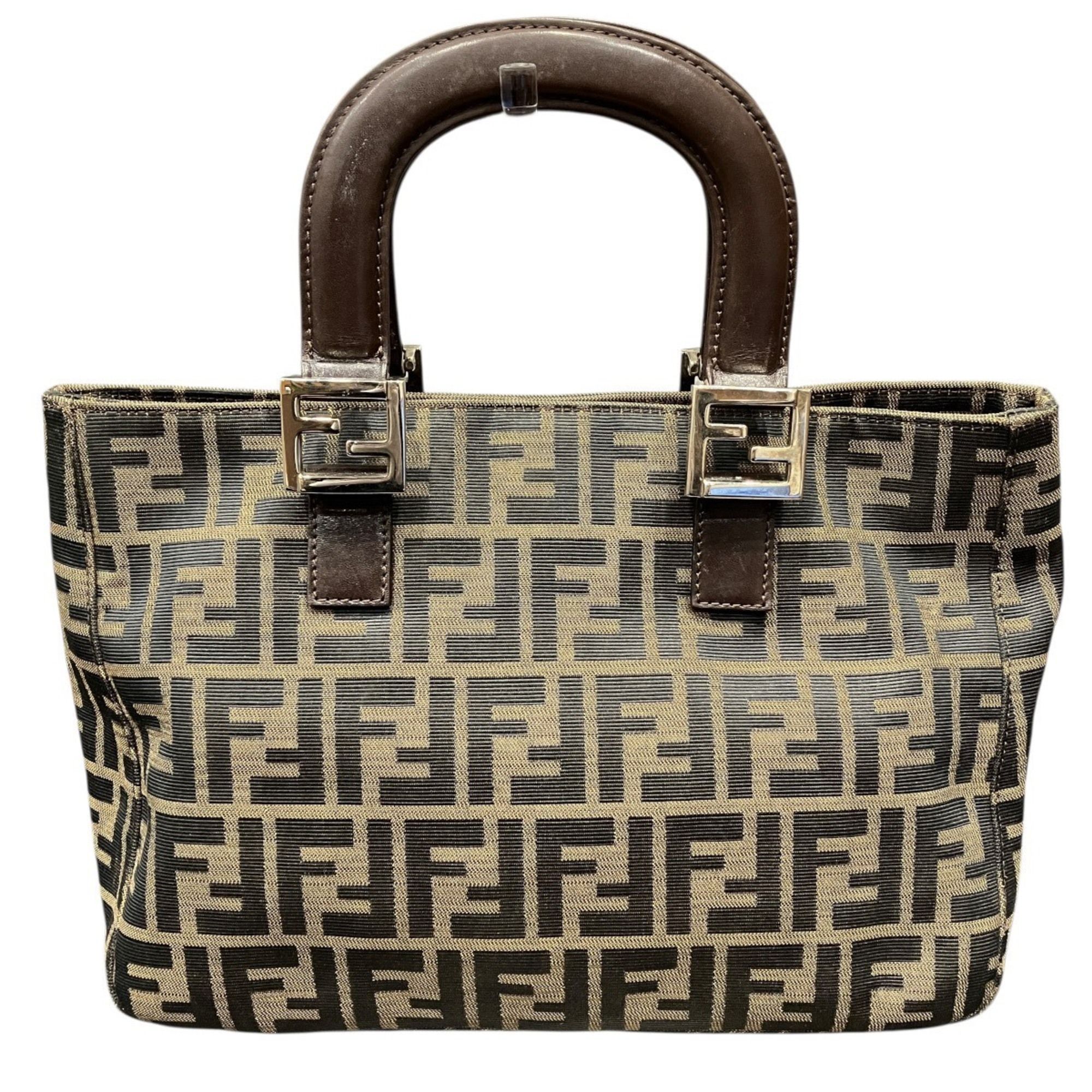 Nylon Leather Handbag (Pre-Owned) - Fendi - Modalova