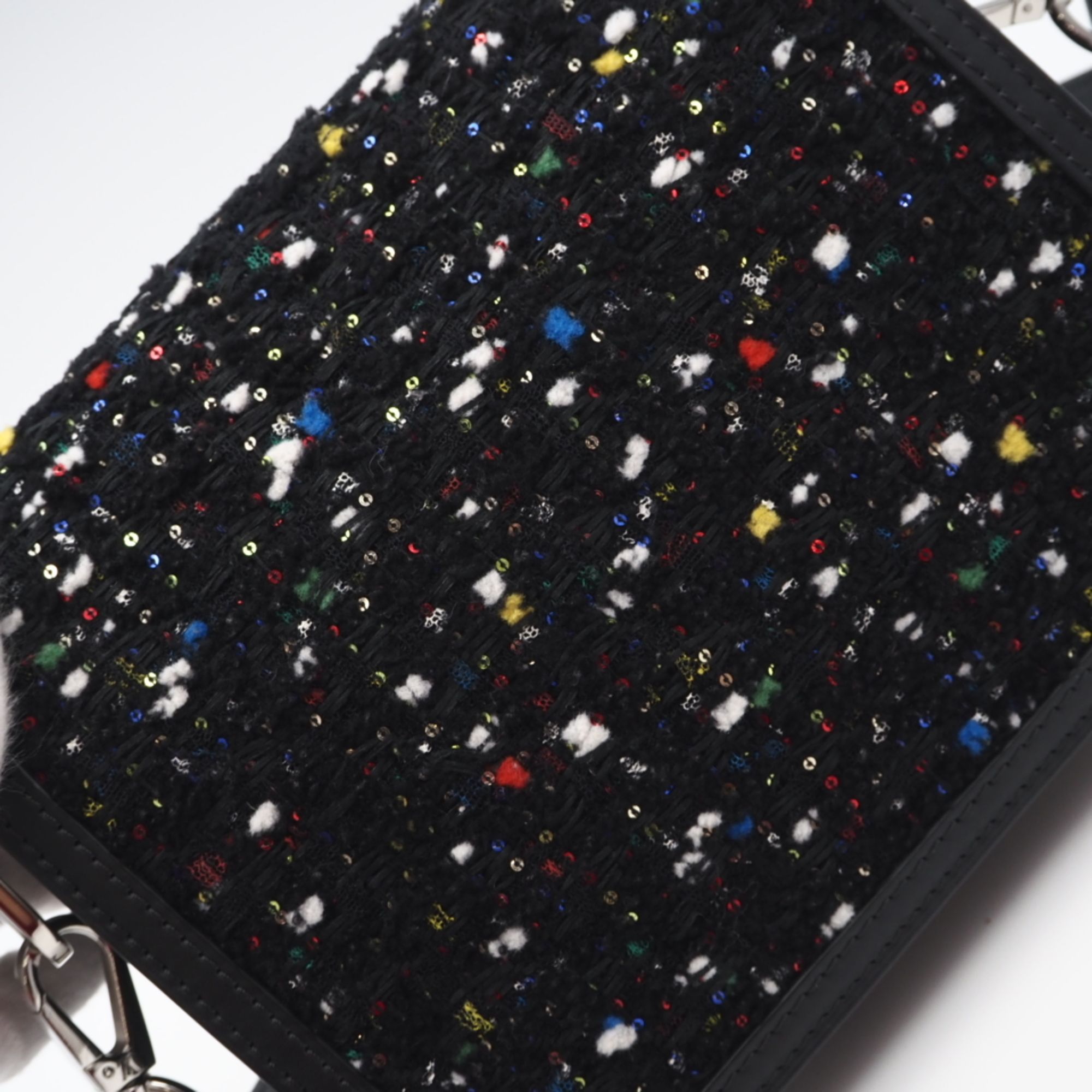 Tweed Spangles Leather Shoulder Bag (Pre-Owned) - Louis Vuitton - Modalova