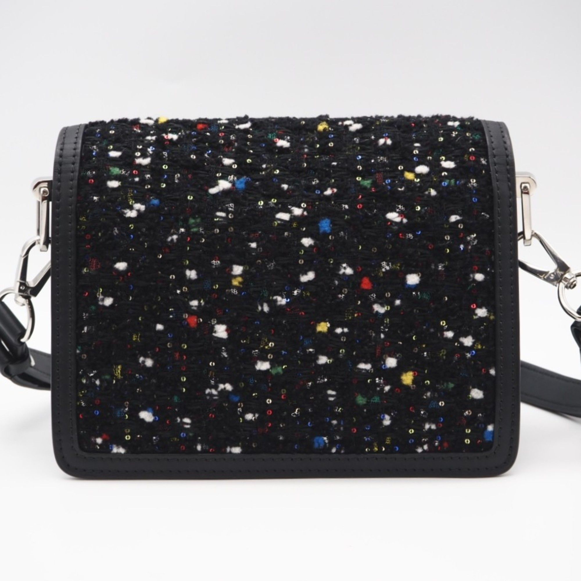 Tweed Spangles Leather Shoulder Bag (Pre-Owned) - Louis Vuitton - Modalova