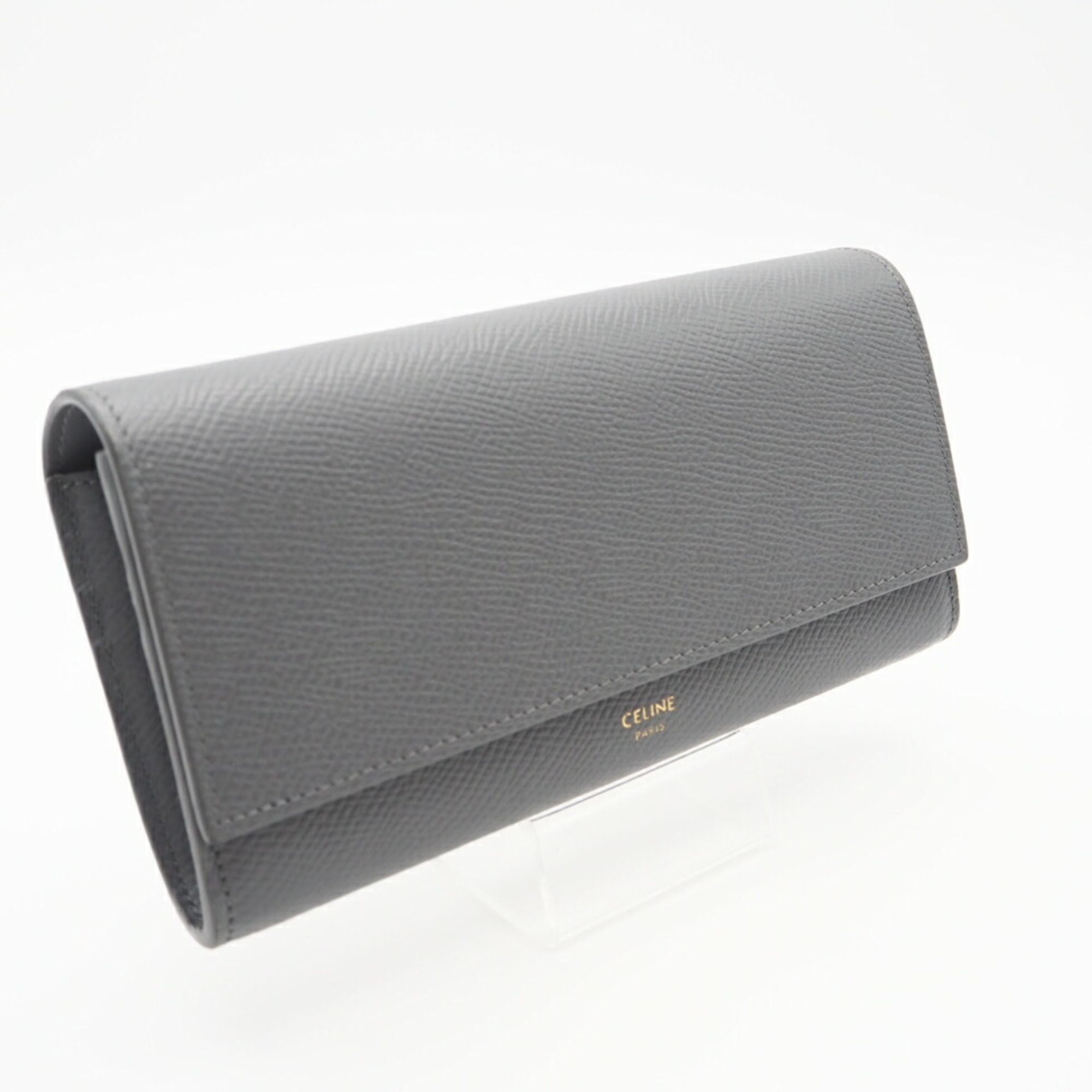 Leather Long Wallet (Bi-Fold) (Pre-Owned) - Celine - Modalova
