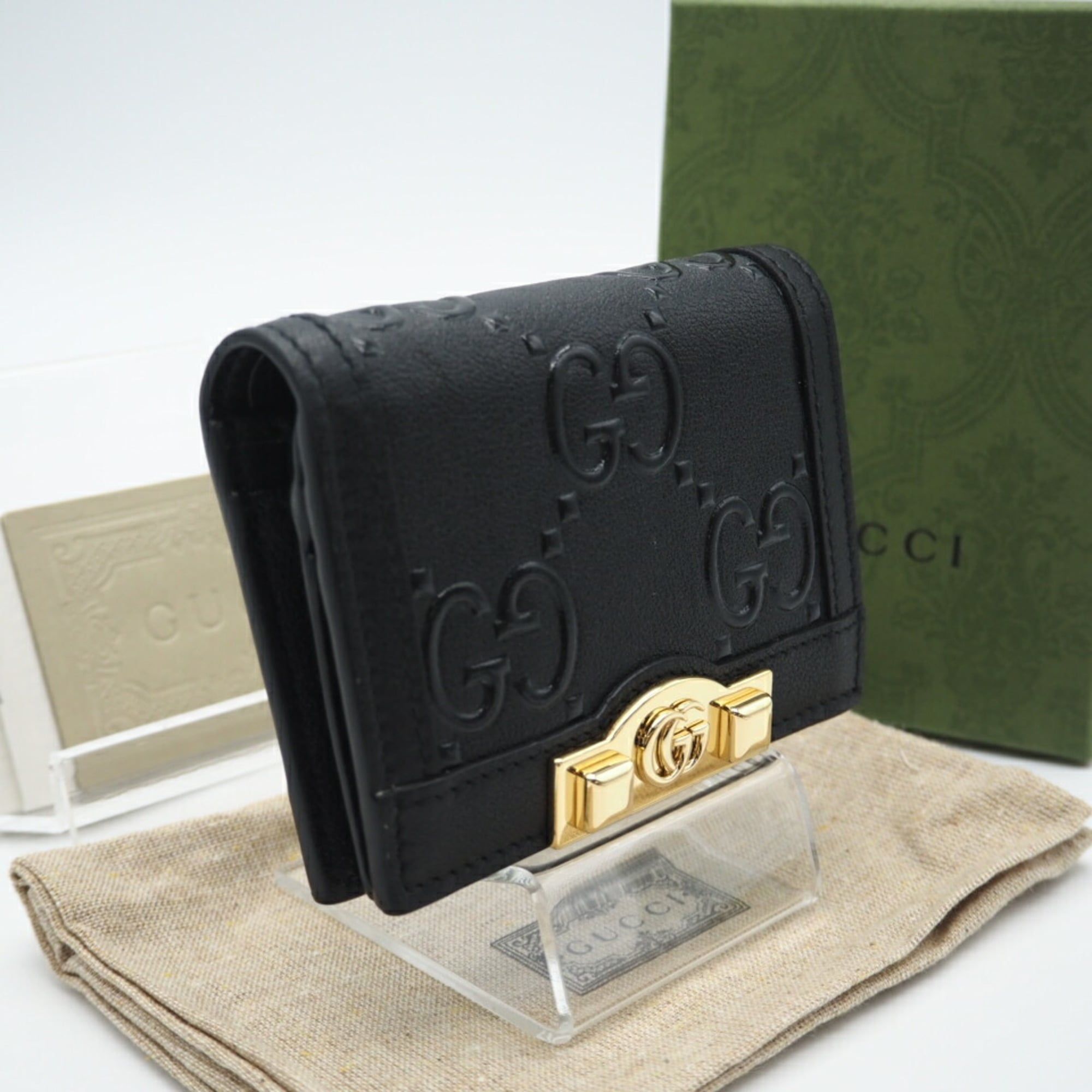 Leather Wallet (Bi-Fold) (Pre-Owned) - Gucci - Modalova
