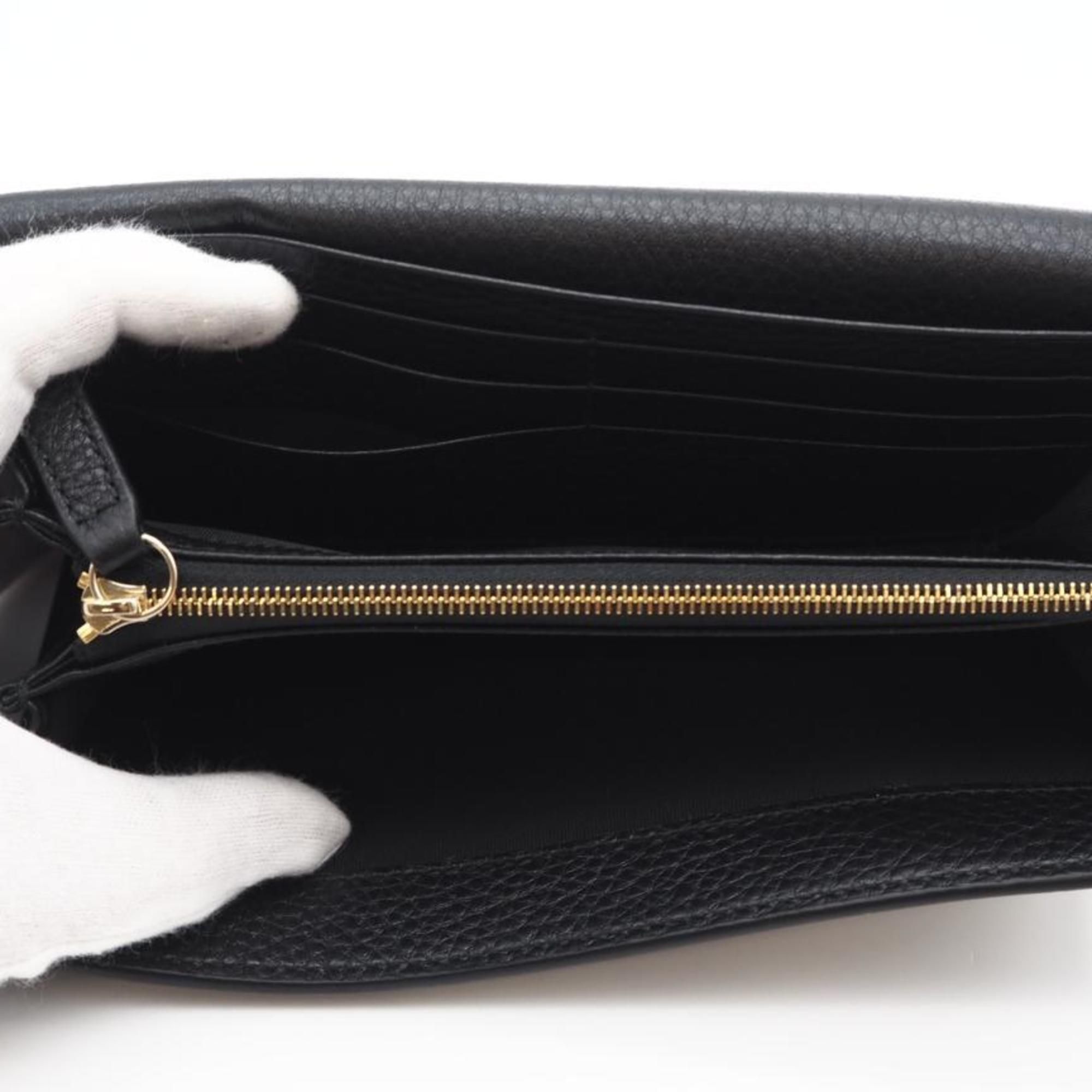 Leather Long Wallet (Bi-Fold) (Pre-Owned) - Gucci - Modalova