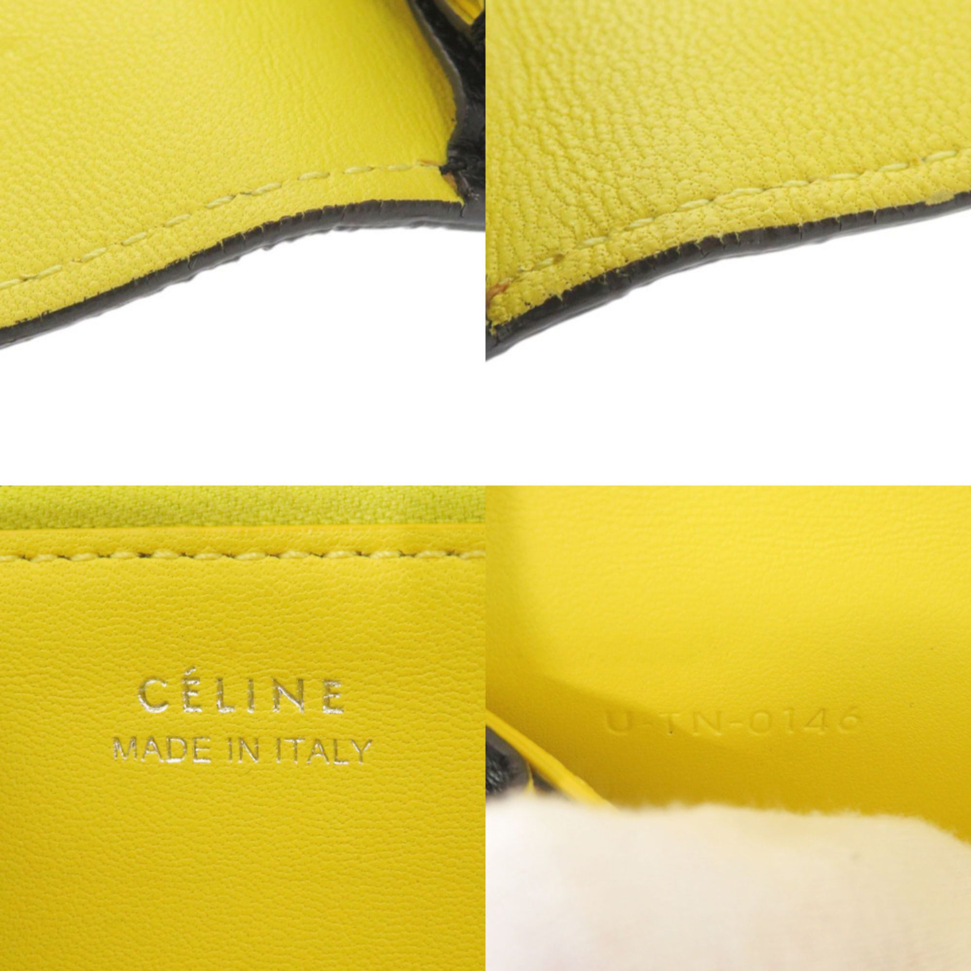 Leather Long Wallet (Bi-Fold) (Pre-Owned) - Celine - Modalova