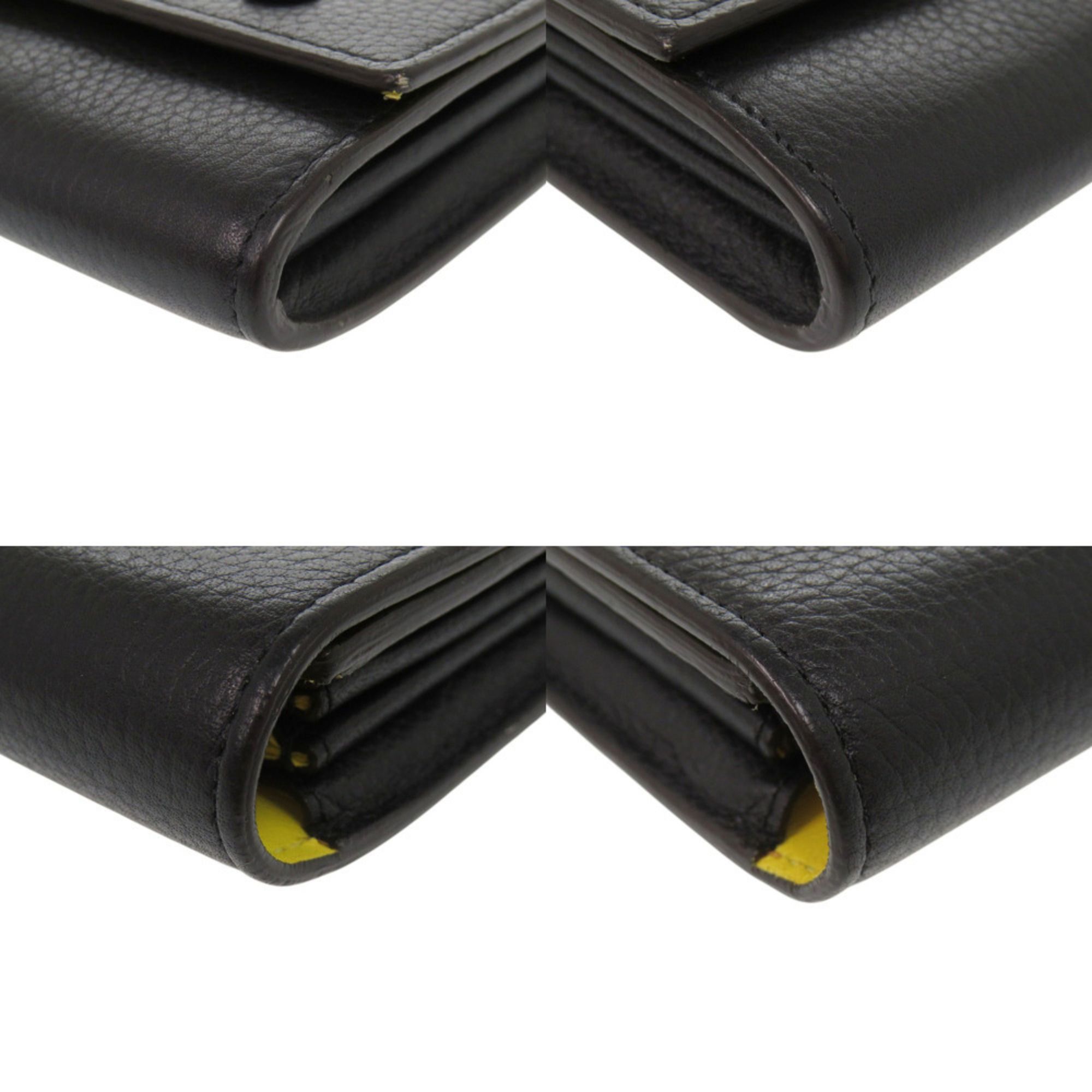 Leather Long Wallet (Bi-Fold) (Pre-Owned) - Celine - Modalova