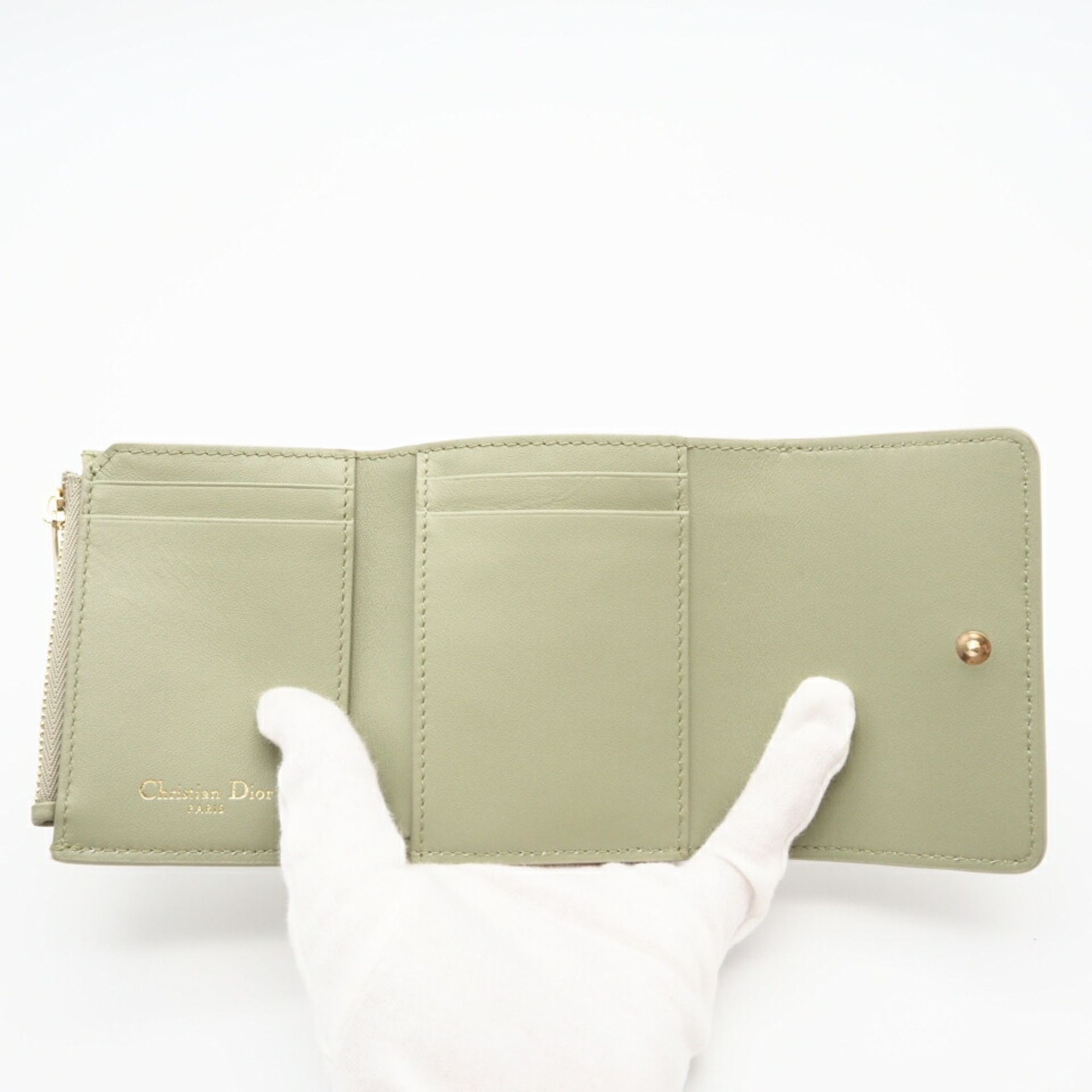 Leather Wallet (Tri-Fold) (Pre-Owned) - Christian Dior - Modalova