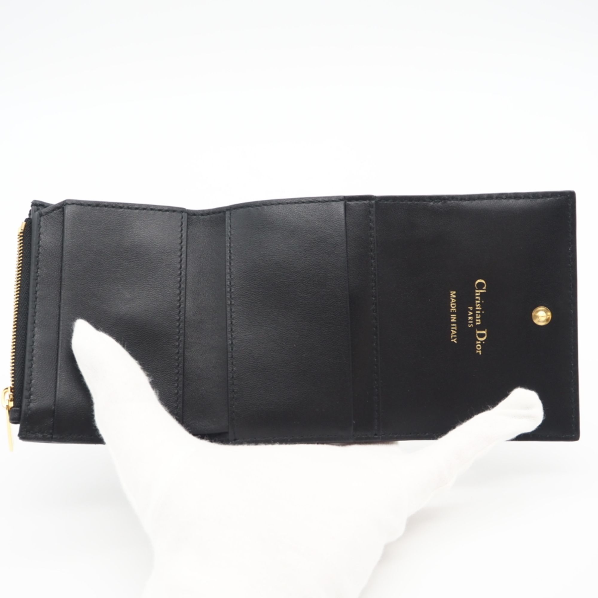 Leather Wallet (Tri-Fold) (Pre-Owned) - Christian Dior - Modalova