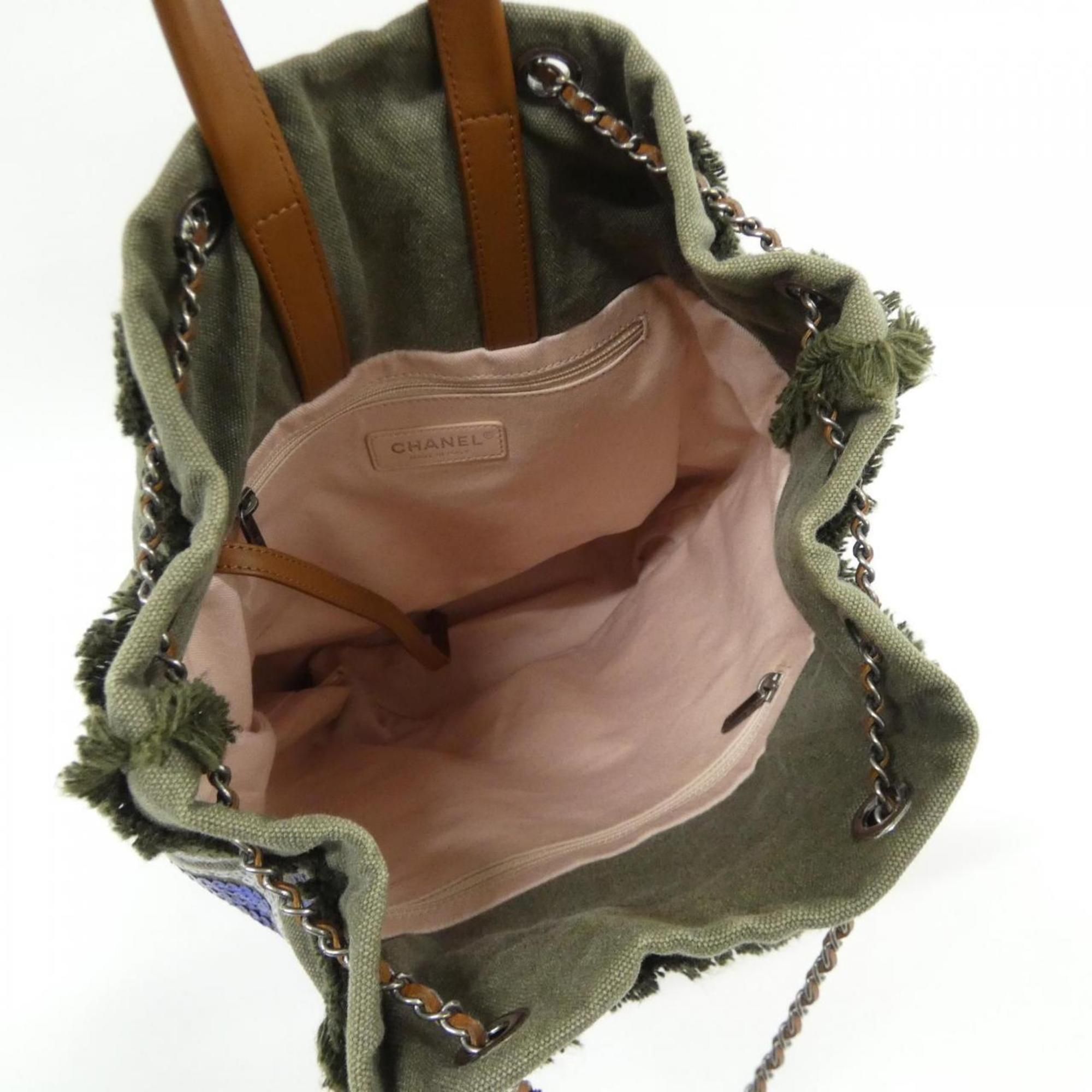 Canvas Spangles Backpack (Pre-Owned) - Chanel - Modalova