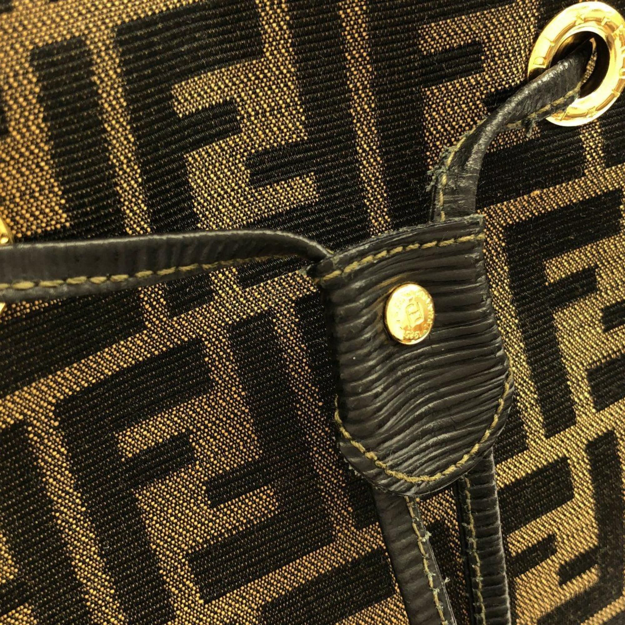 Canvas Leather Backpack (Pre-Owned) - Fendi - Modalova