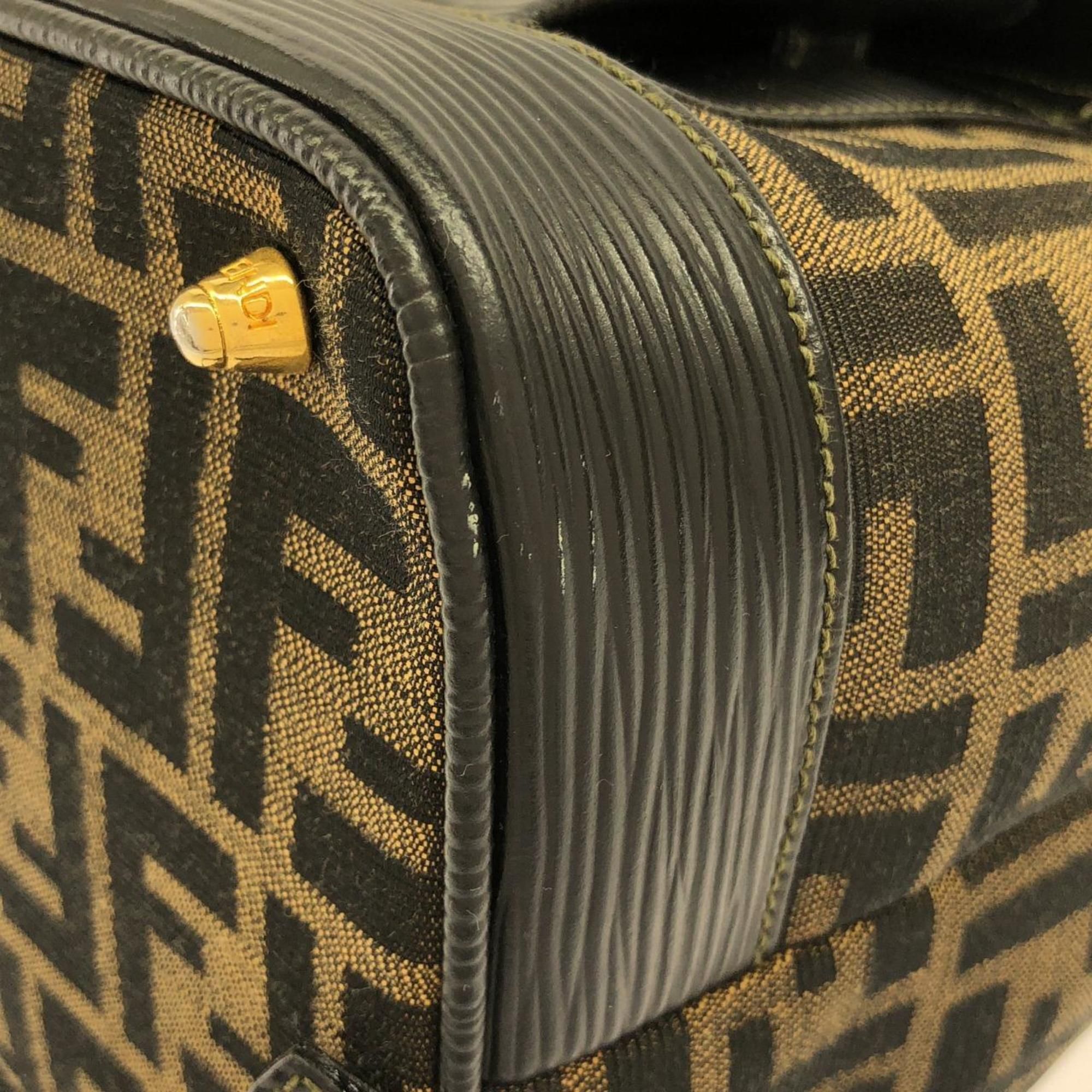 Canvas Leather Backpack (Pre-Owned) - Fendi - Modalova