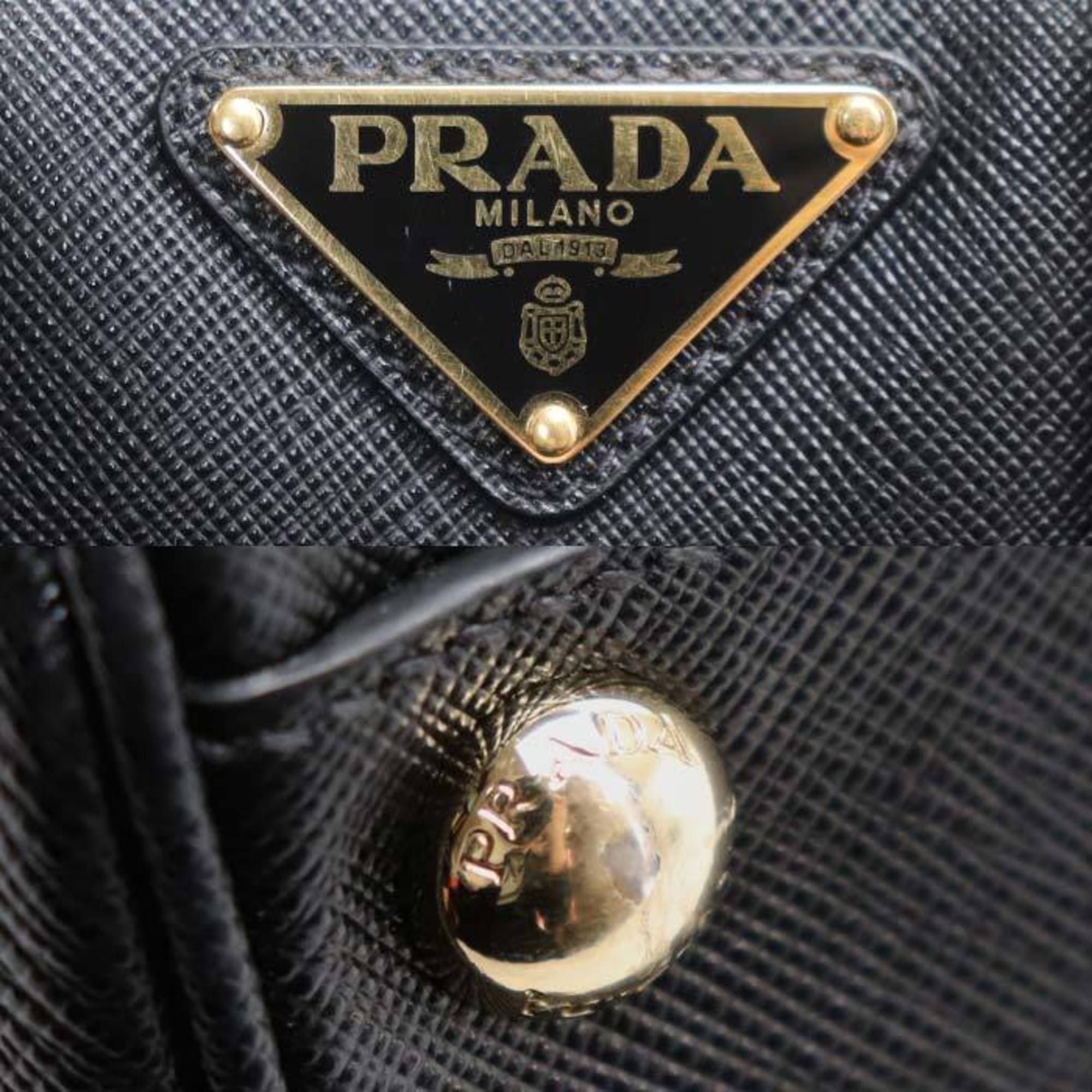 Leather Pouch Shoulder Bag (Pre-Owned) - Prada - Modalova