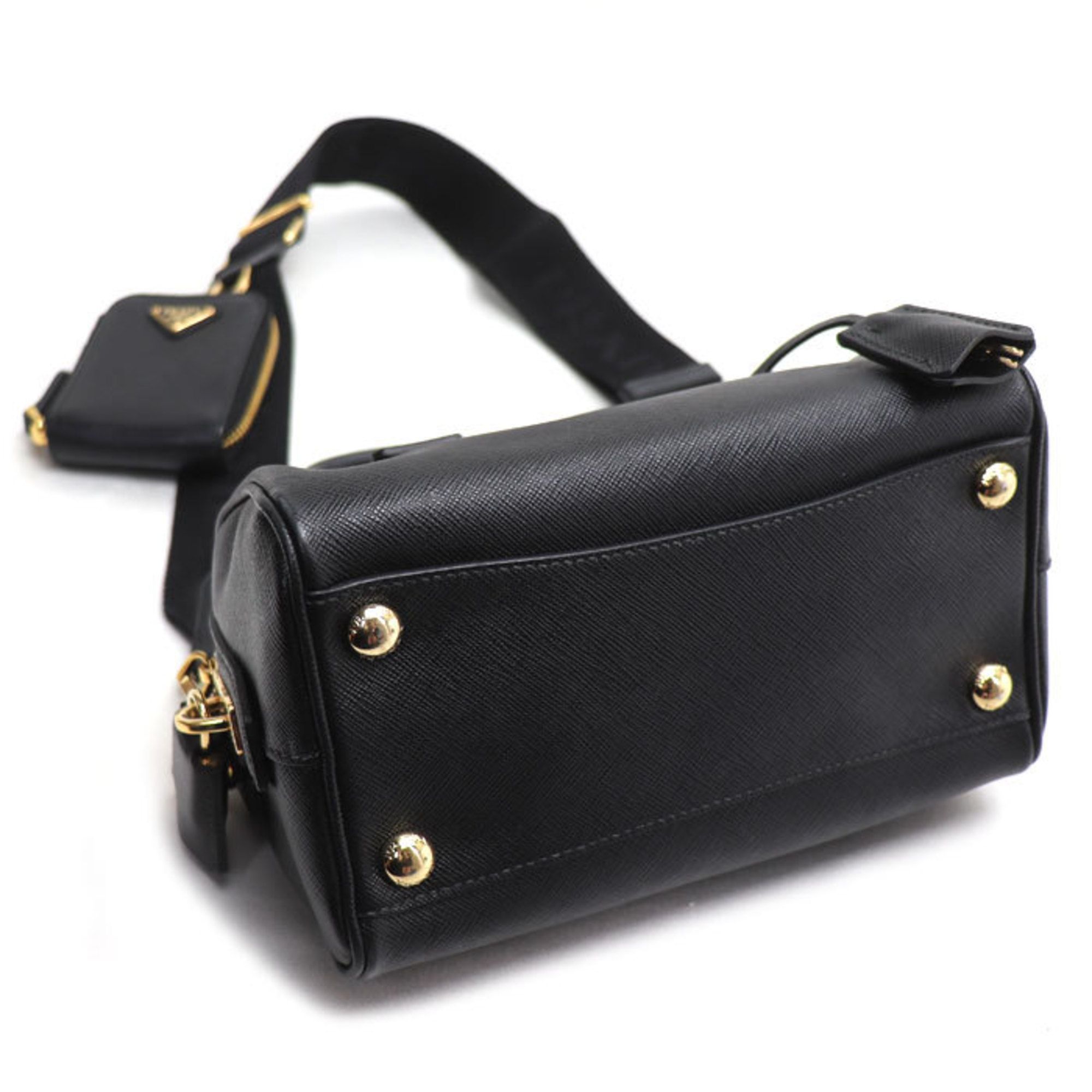 Leather Pouch Shoulder Bag (Pre-Owned) - Prada - Modalova