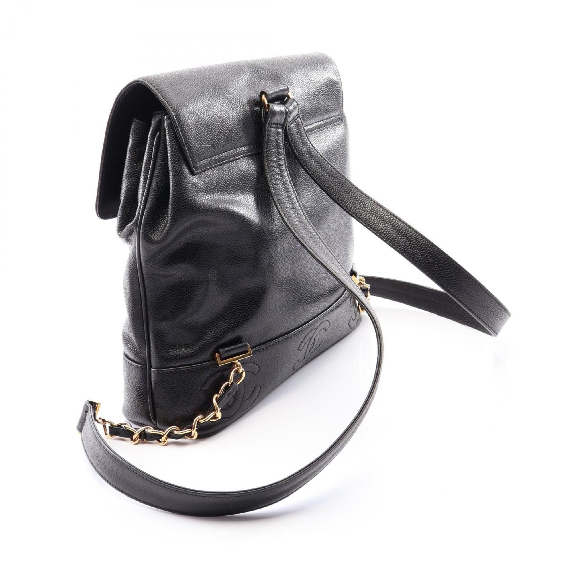 Grained Calfskin Backpack Handbag (Pre-Owned) - Chanel - Modalova