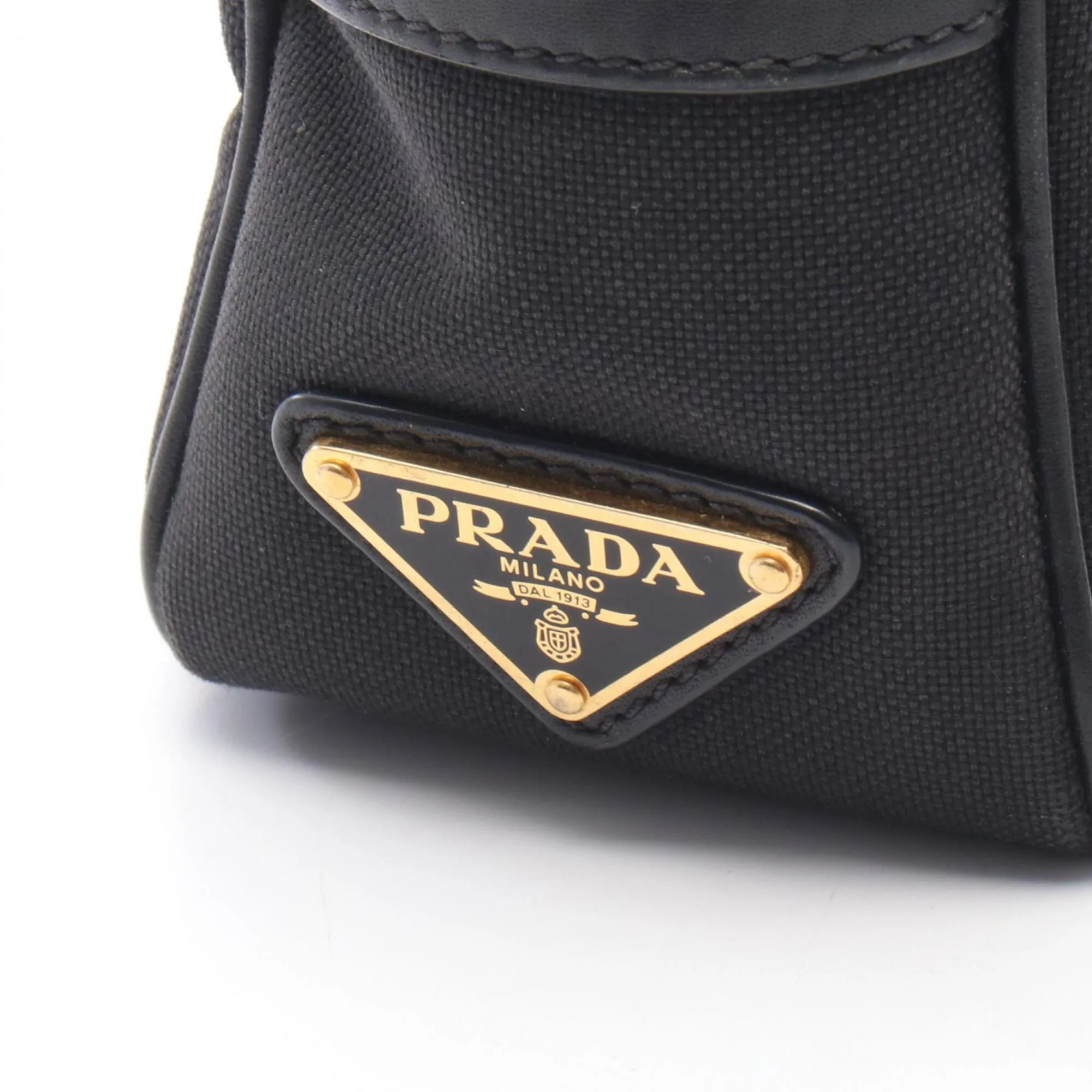 Canvas Leather Handbag Shoulder Bag (Pre-Owned) - Prada - Modalova