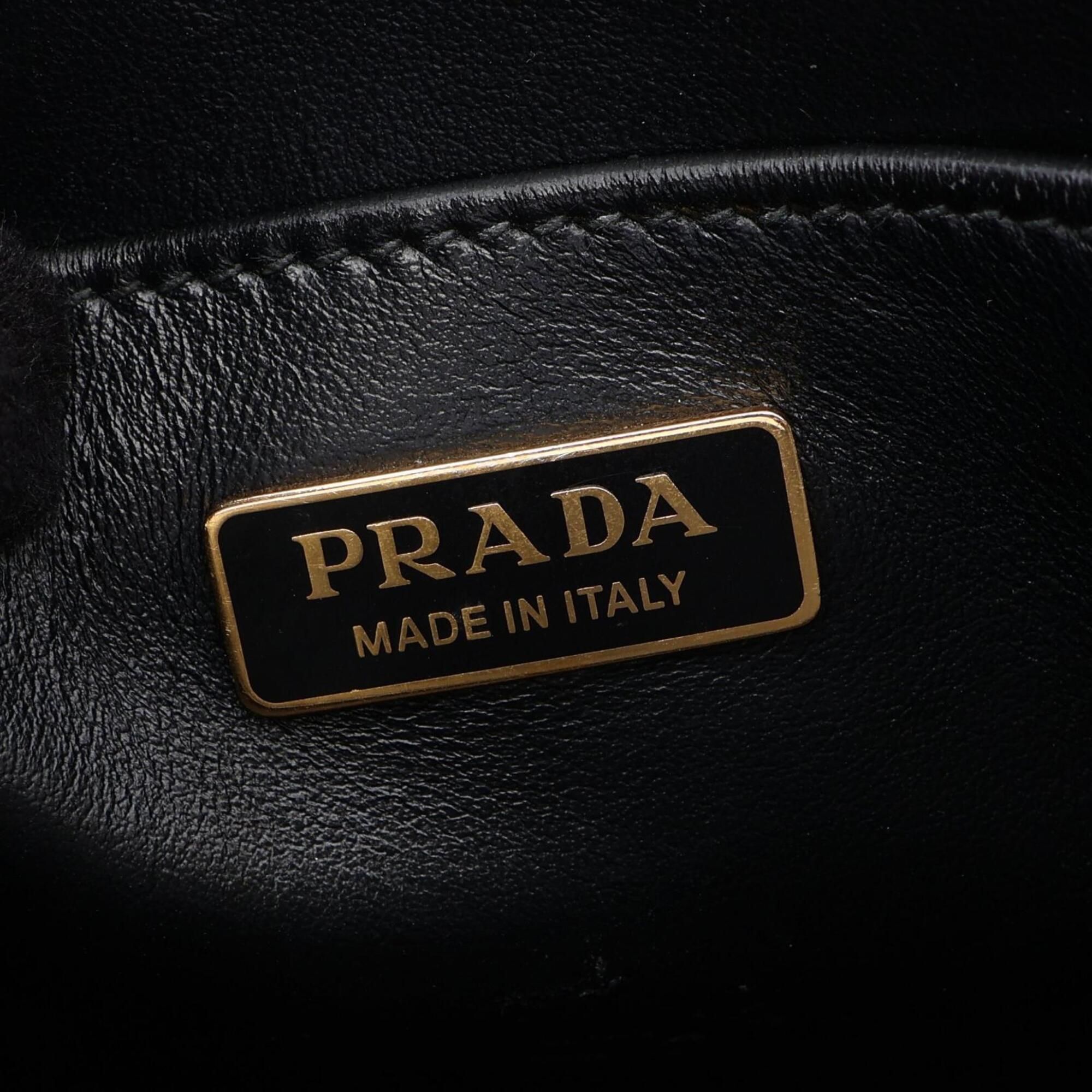 Canvas Saffiano Triangle Handbag (Pre-Owned) - Prada - Modalova