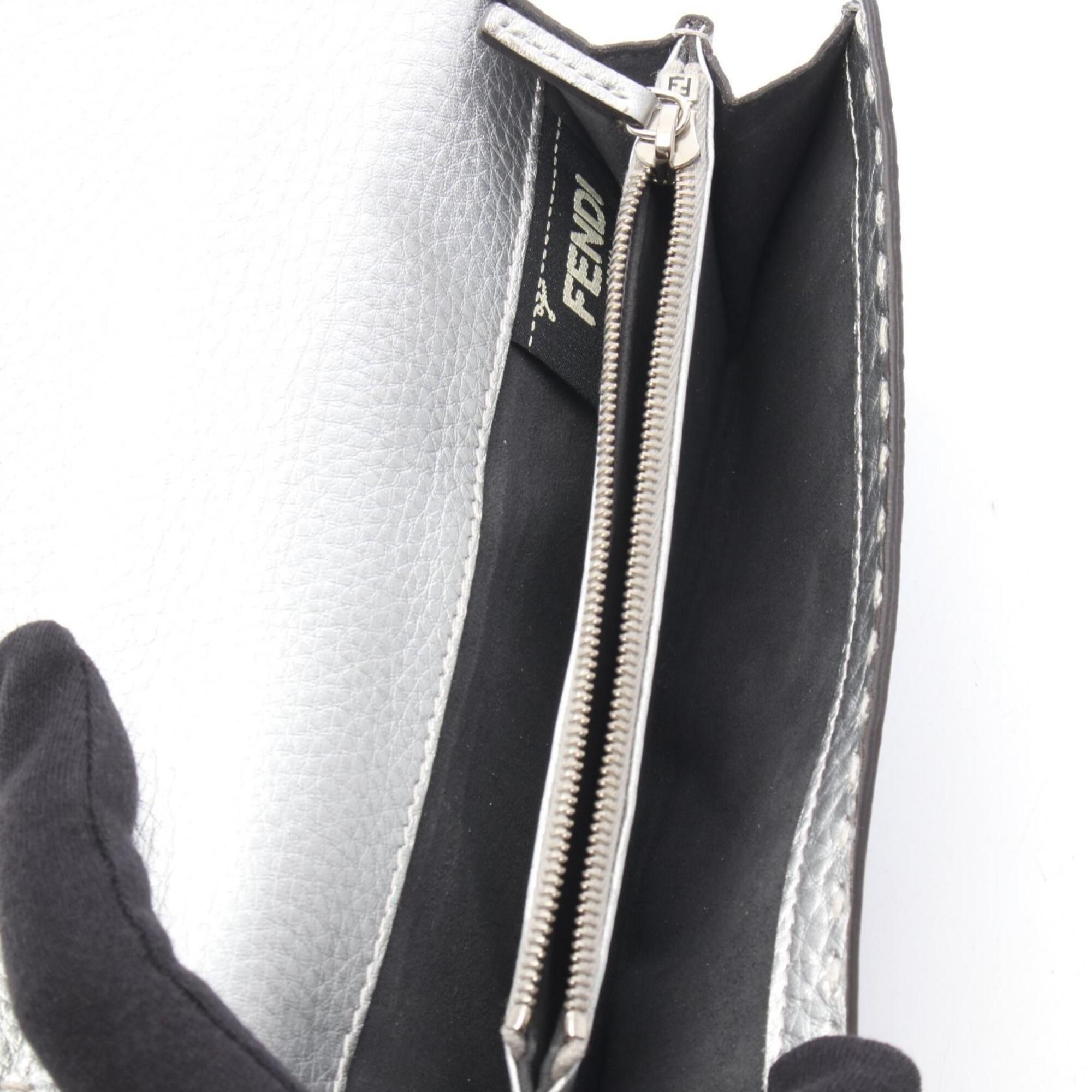 Leather Long Wallet (Bi-Fold) (Pre-Owned) - Fendi - Modalova