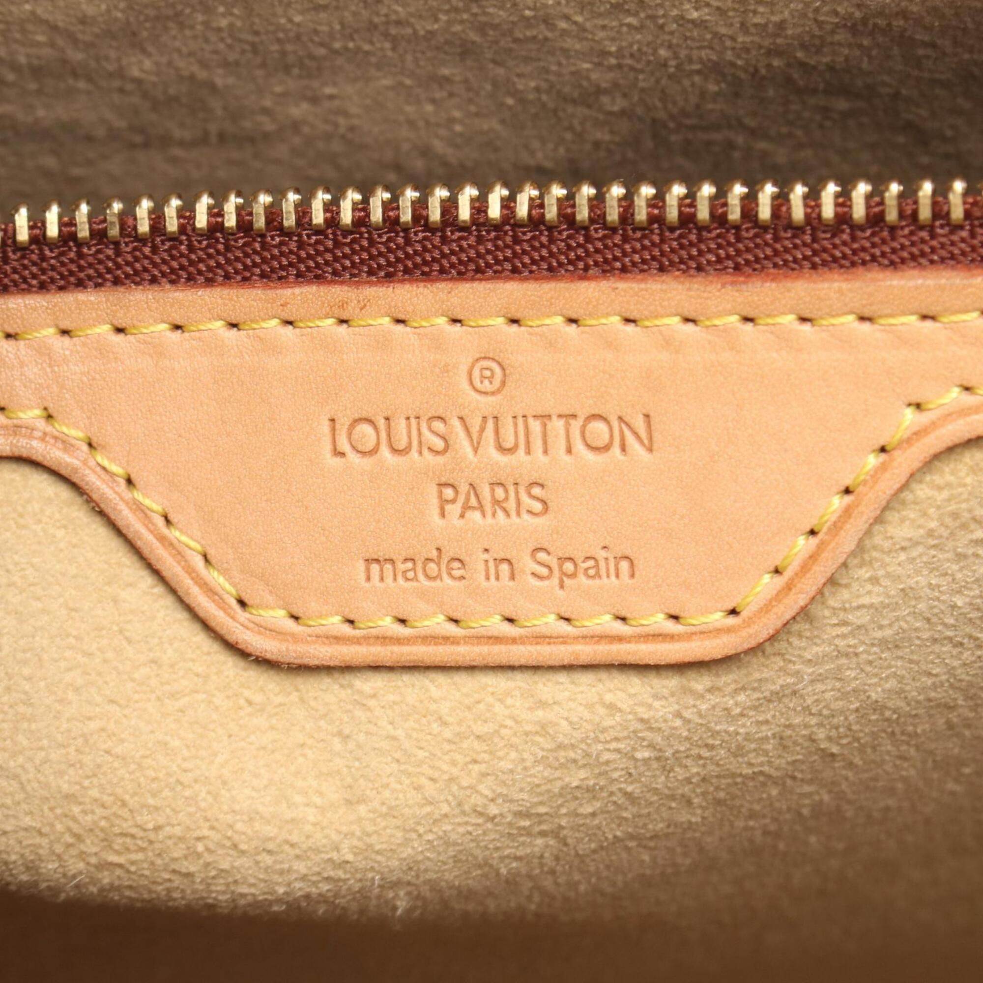 Monogram Leather Coated Canvas Handbag Shoulder Bag (Pre-Owned) - Louis Vuitton - Modalova
