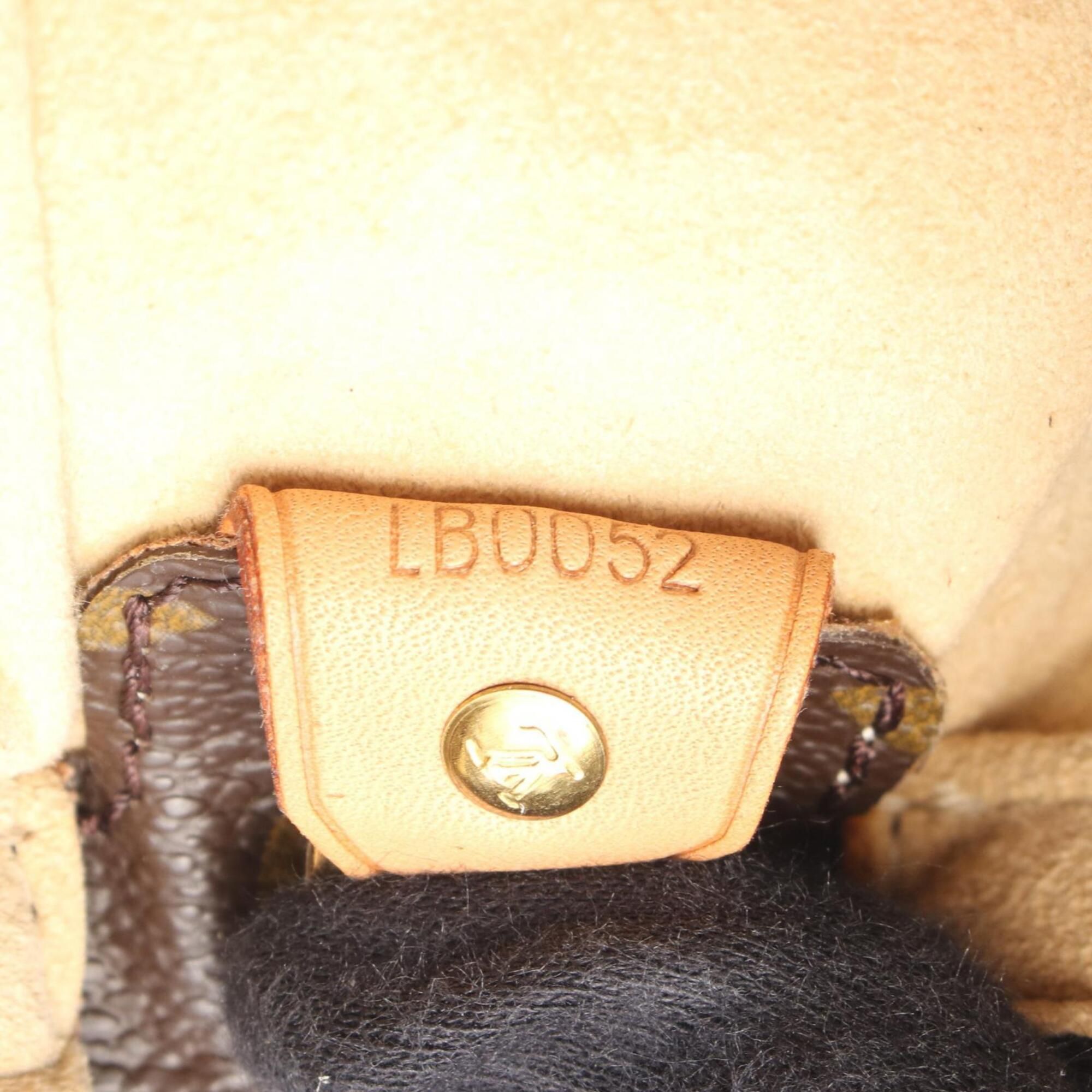 Monogram Leather Coated Canvas Handbag Shoulder Bag (Pre-Owned) - Louis Vuitton - Modalova