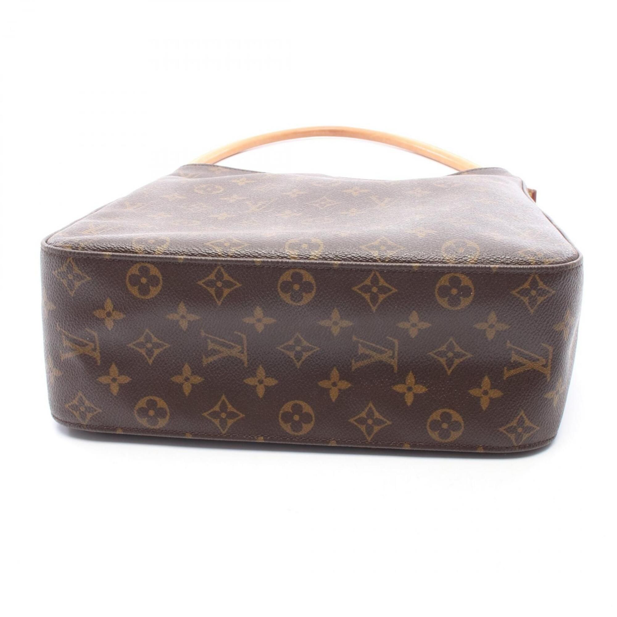 Monogram Leather Coated Canvas Handbag Shoulder Bag (Pre-Owned) - Louis Vuitton - Modalova