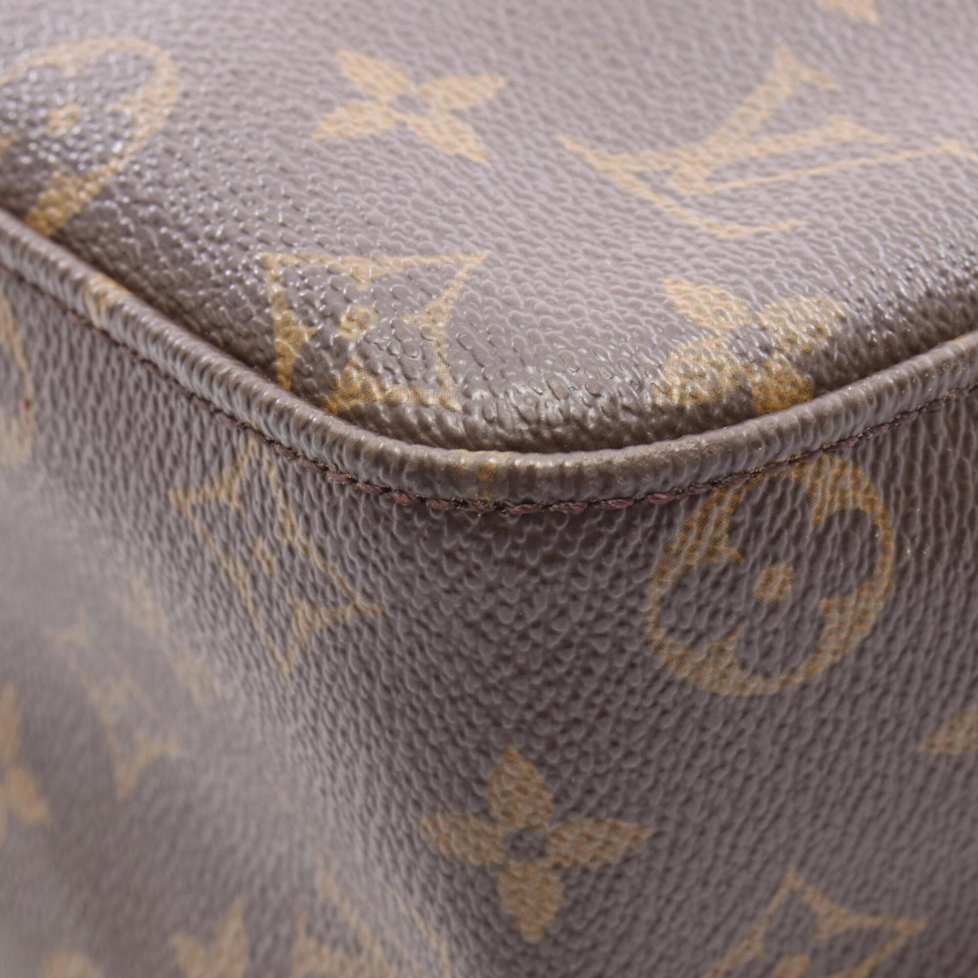 Monogram Leather Coated Canvas Handbag Shoulder Bag (Pre-Owned) - Louis Vuitton - Modalova