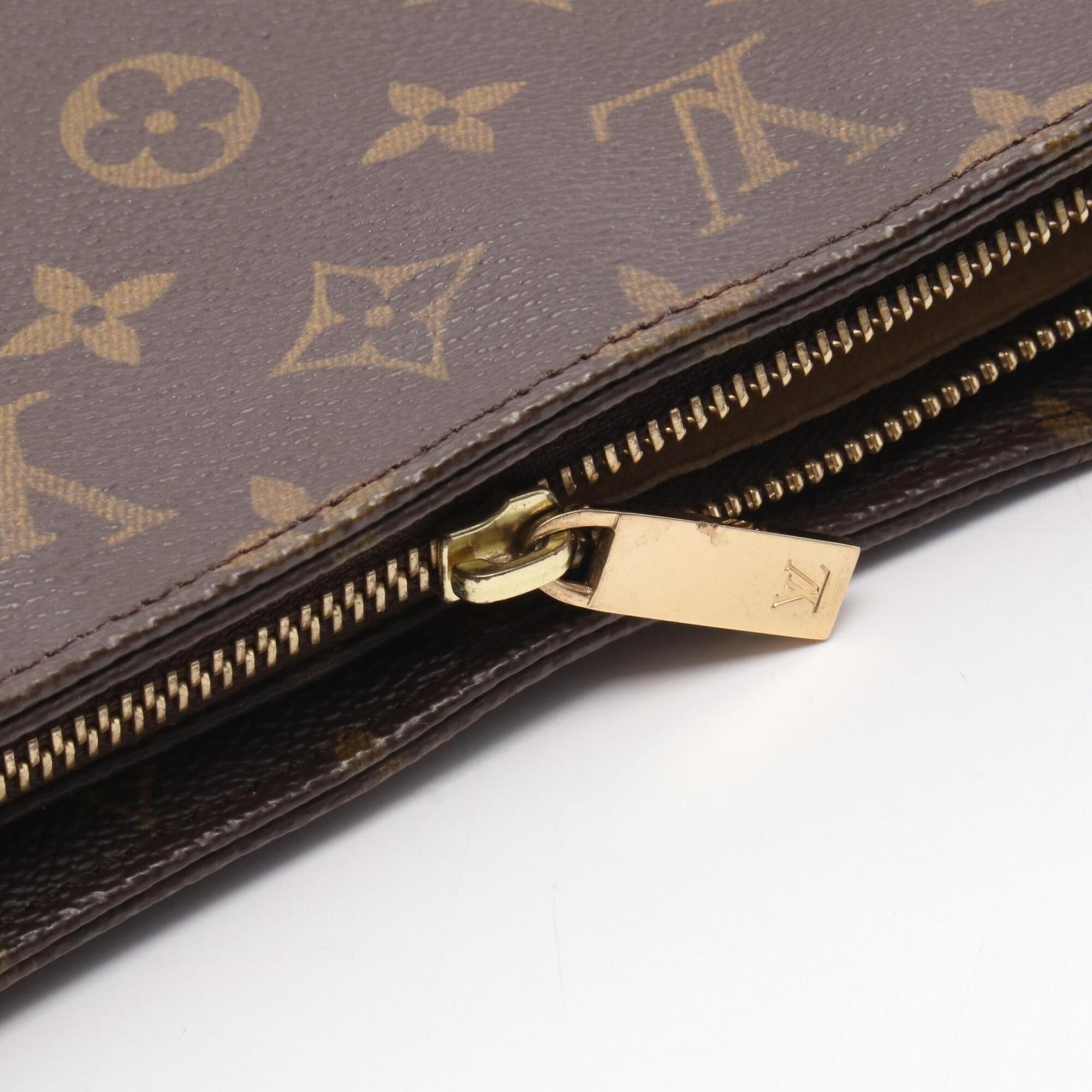 Monogram Leather Coated Canvas Handbag Shoulder Bag (Pre-Owned) - Louis Vuitton - Modalova