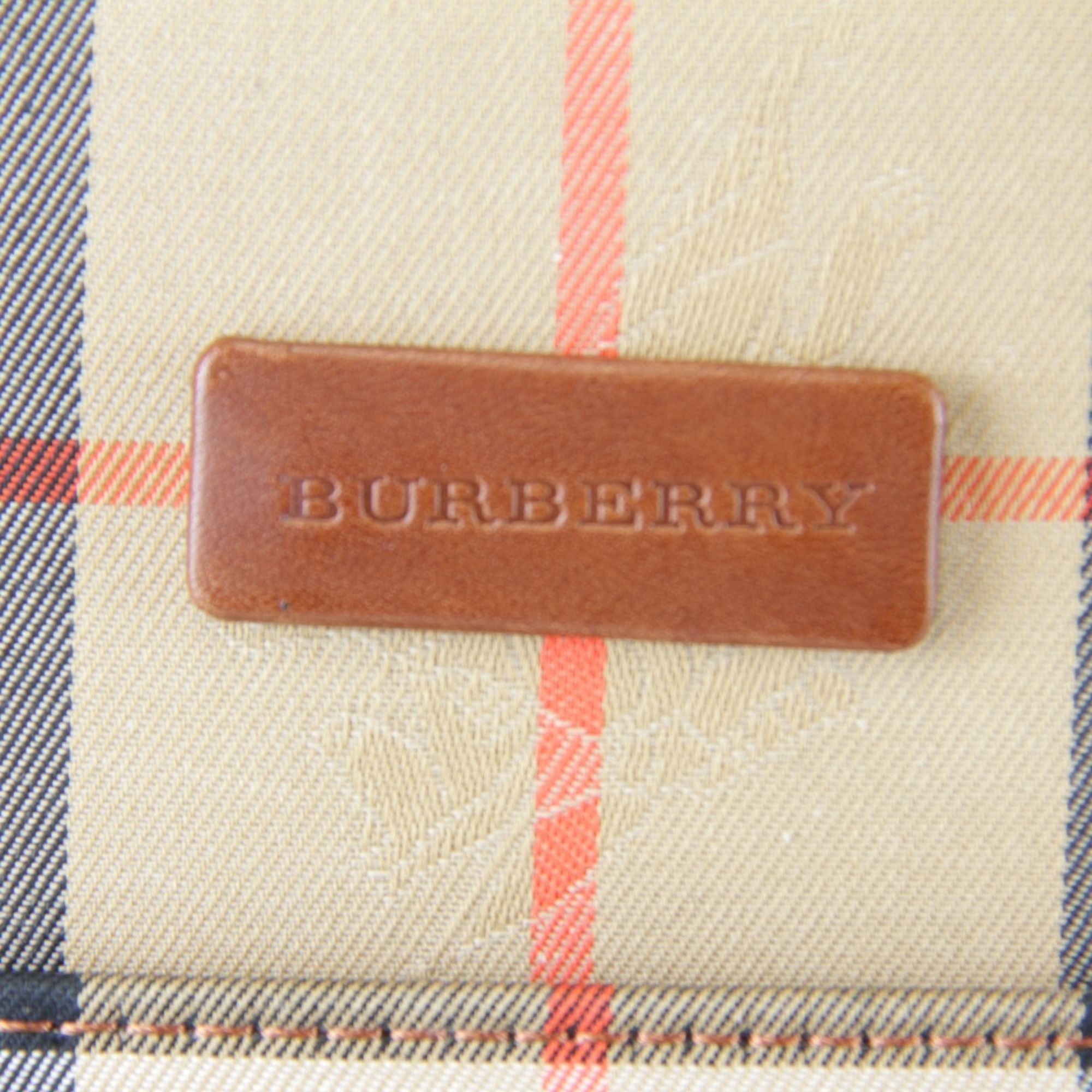 Canvas Leather Handbag (Pre-Owned) - Burberry - Modalova