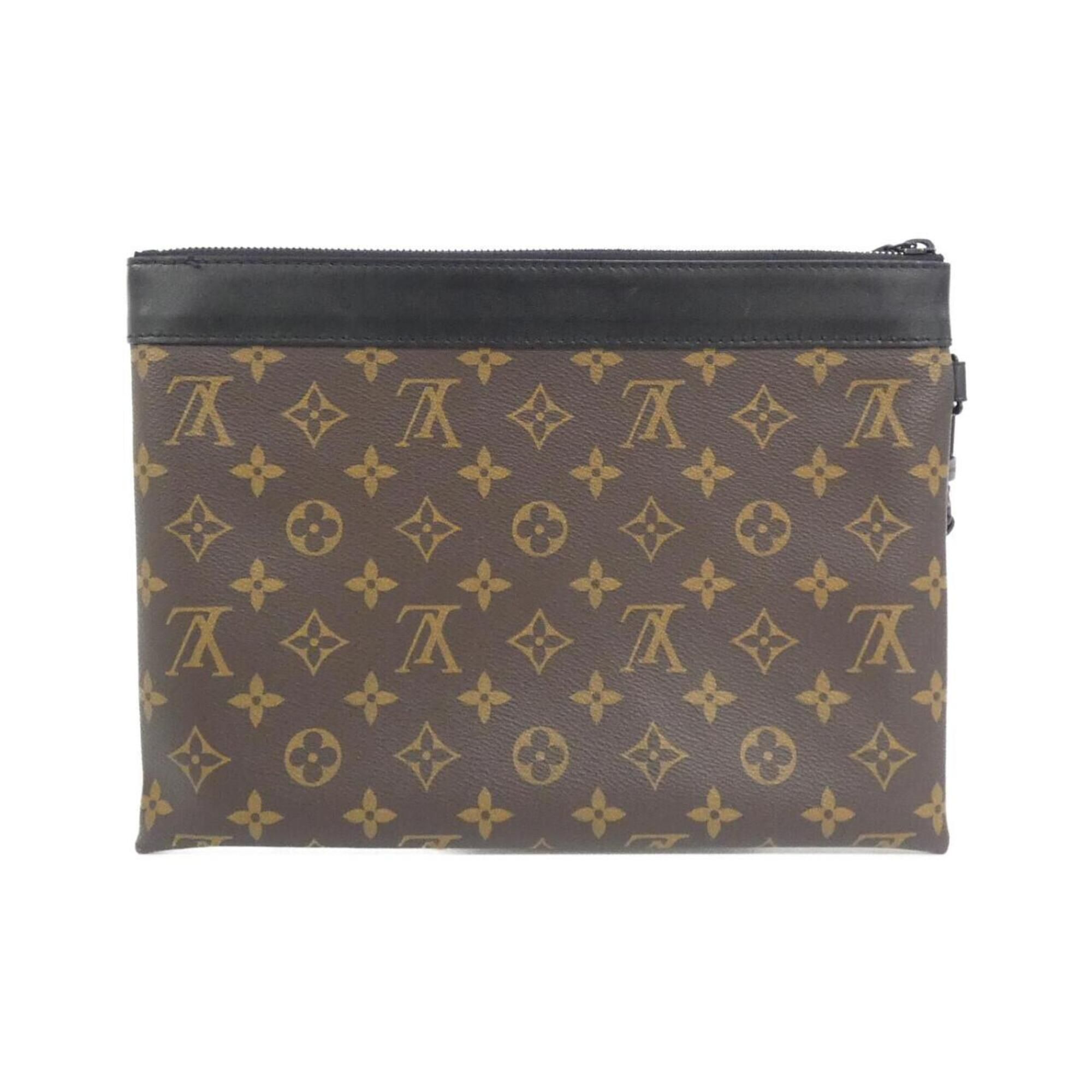 Monogram Macassar Coated Canvas Pochette (Pre-Owned) - Louis Vuitton - Modalova