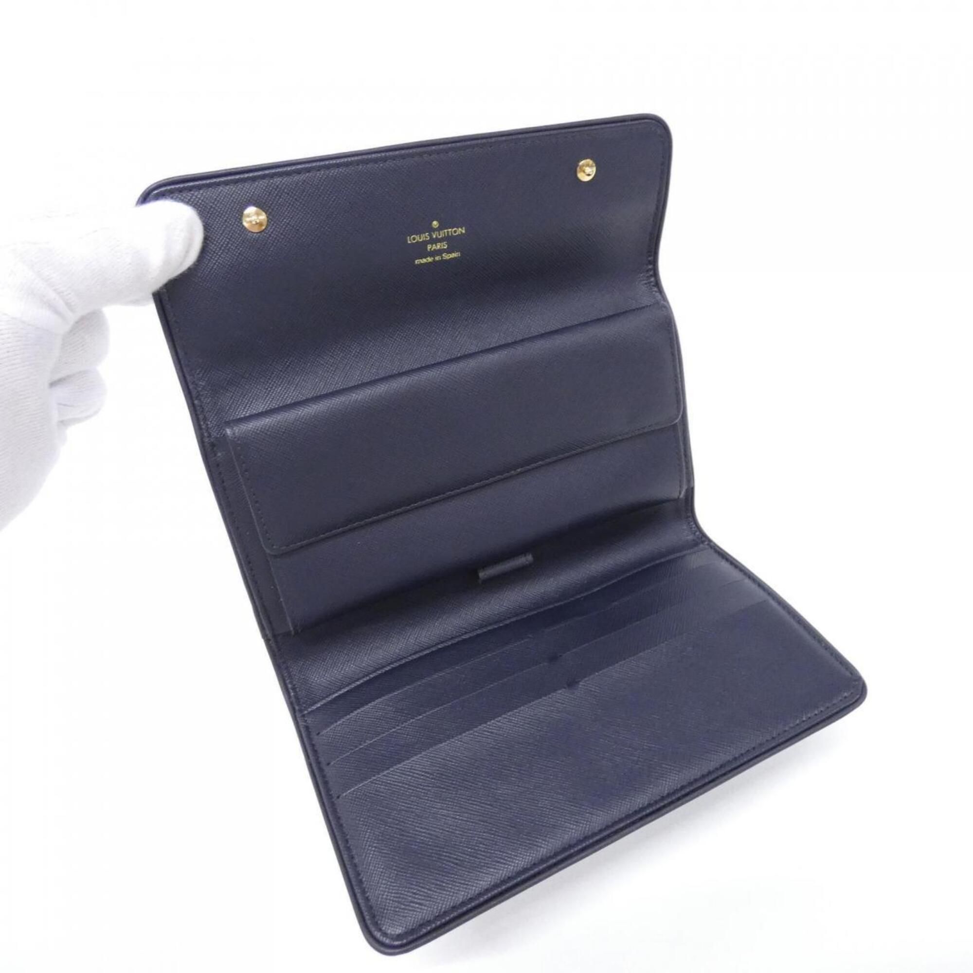 Canvas Long Wallet (Tri-Fold) (Pre-Owned) - Louis Vuitton - Modalova