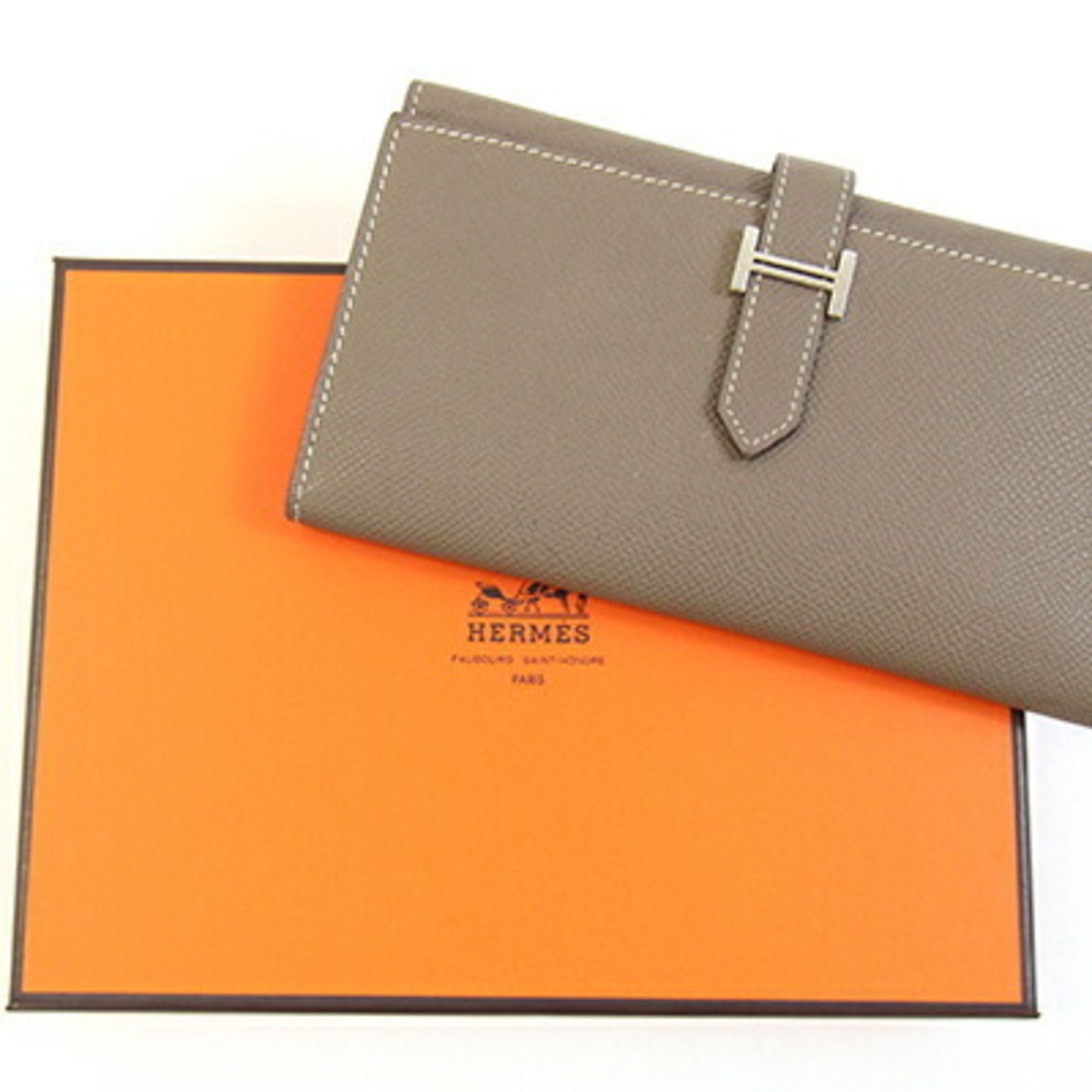Epsom Leather Long Wallet (Tri-Fold) (Pre-Owned) - Hermes - Modalova
