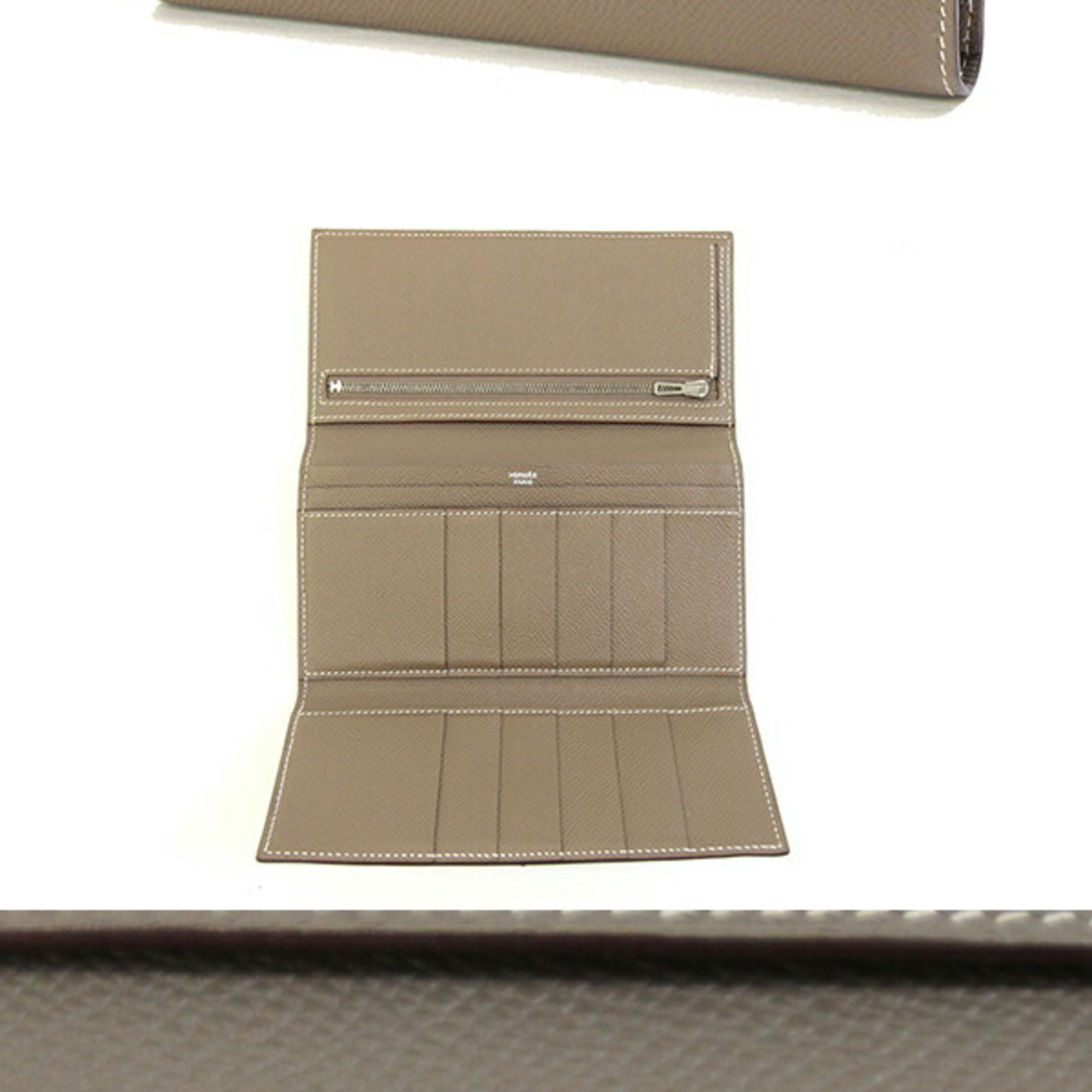 Epsom Leather Long Wallet (Tri-Fold) (Pre-Owned) - Hermes - Modalova