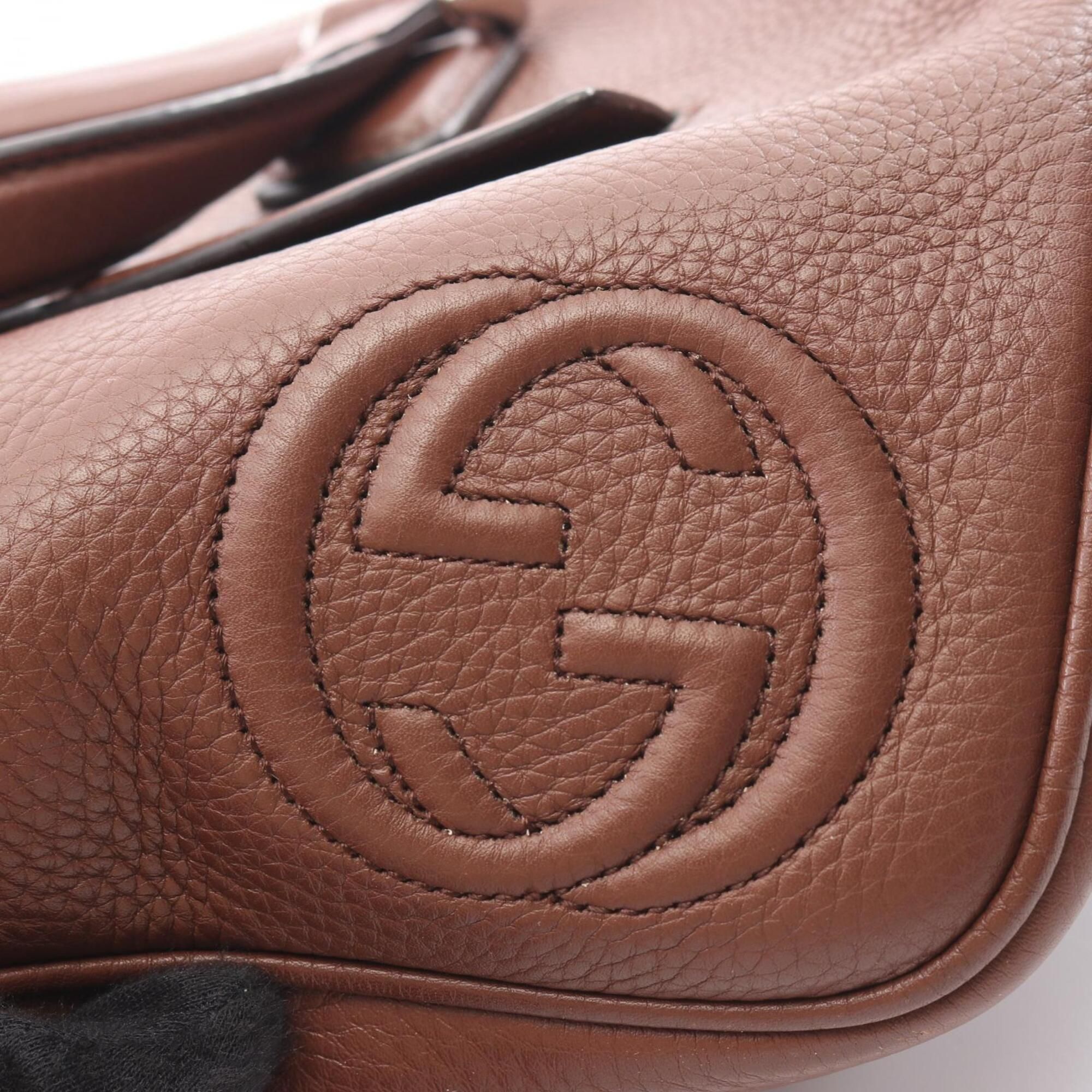 Leather Briefcase Handbag (Pre-Owned) - Gucci - Modalova
