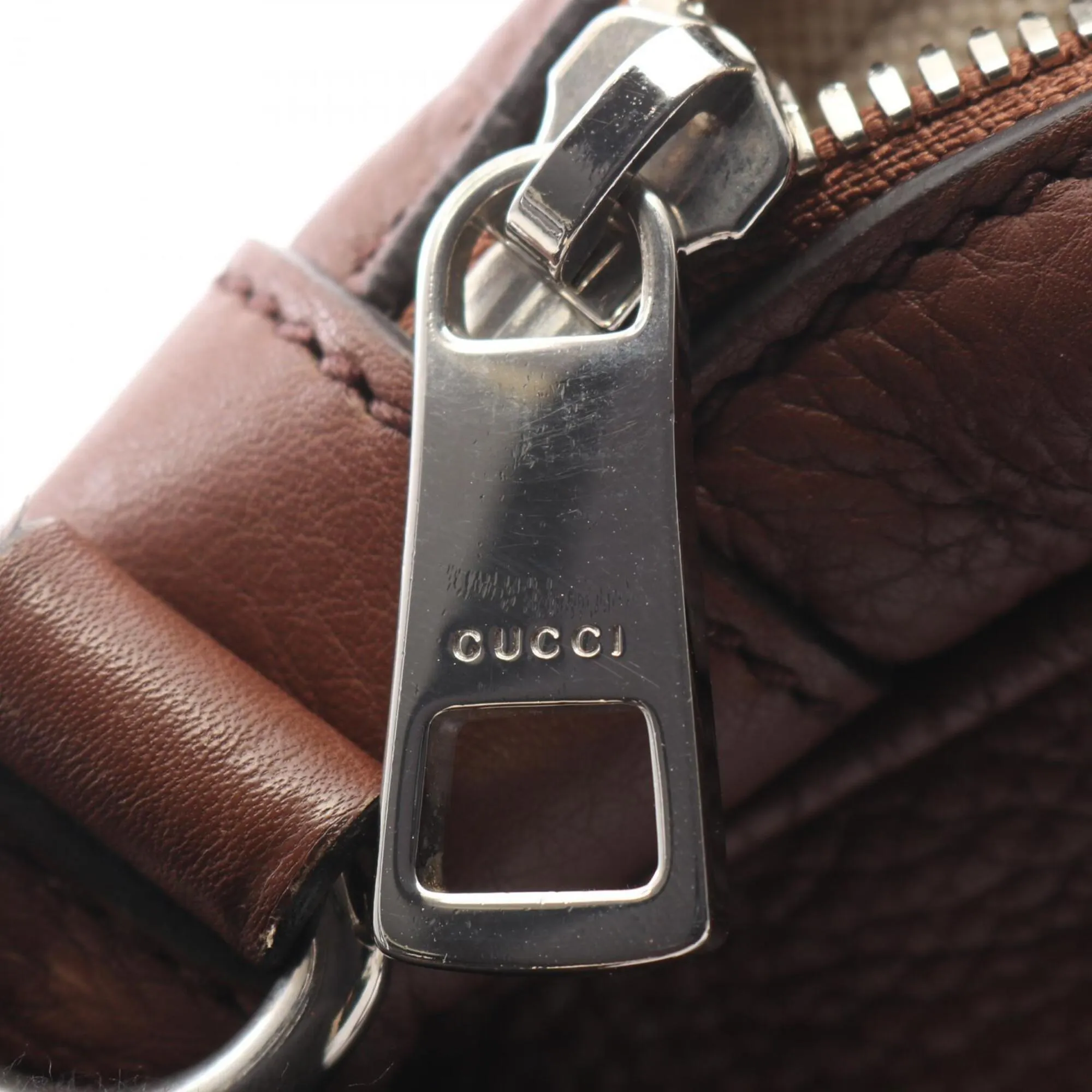 Leather Briefcase Handbag (Pre-Owned) - Gucci - Modalova