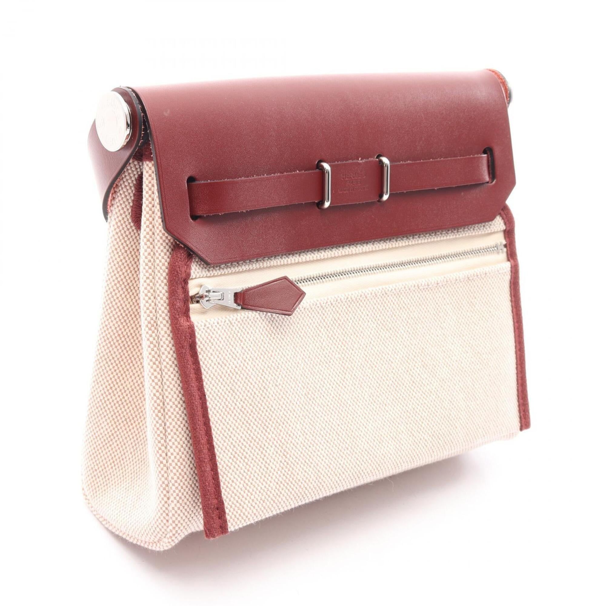 Canvas Leather Shoulder Bag (Pre-Owned) - Hermes - Modalova