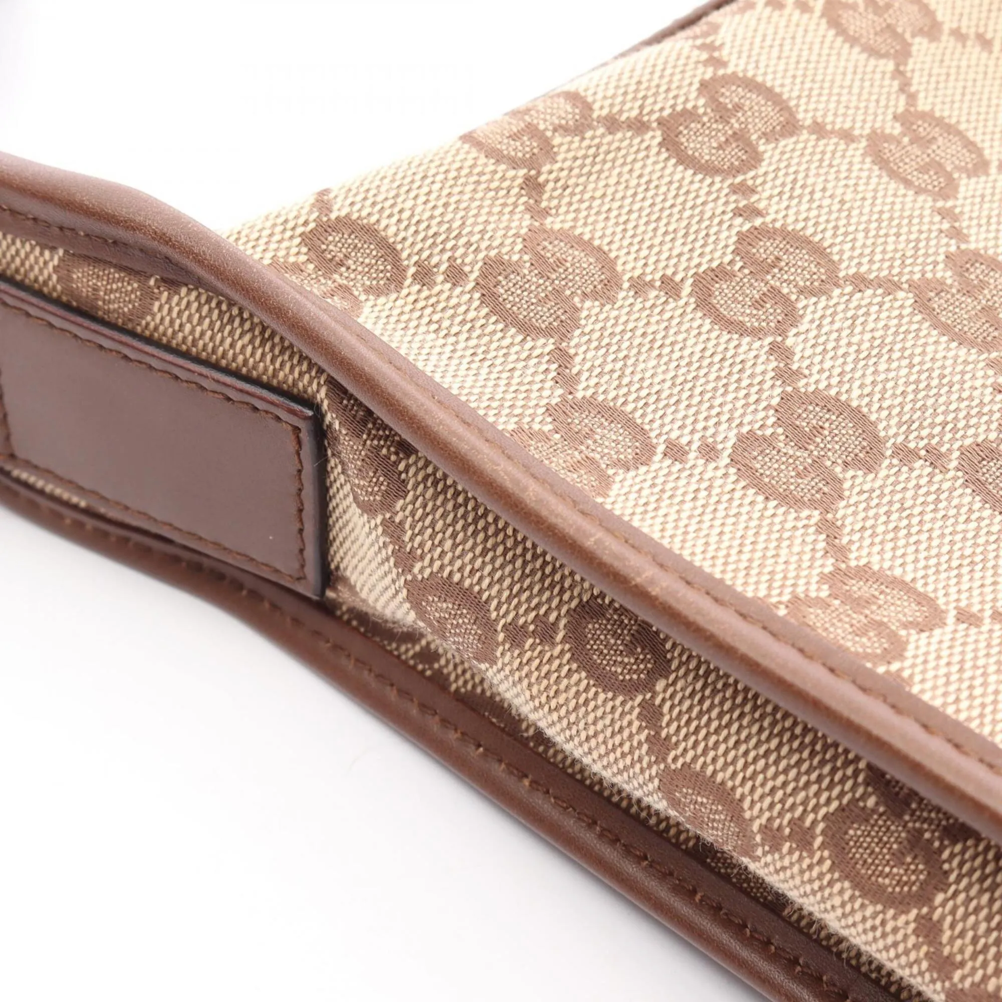 Canvas Leather Shoulder Bag (Pre-Owned) - Gucci - Modalova