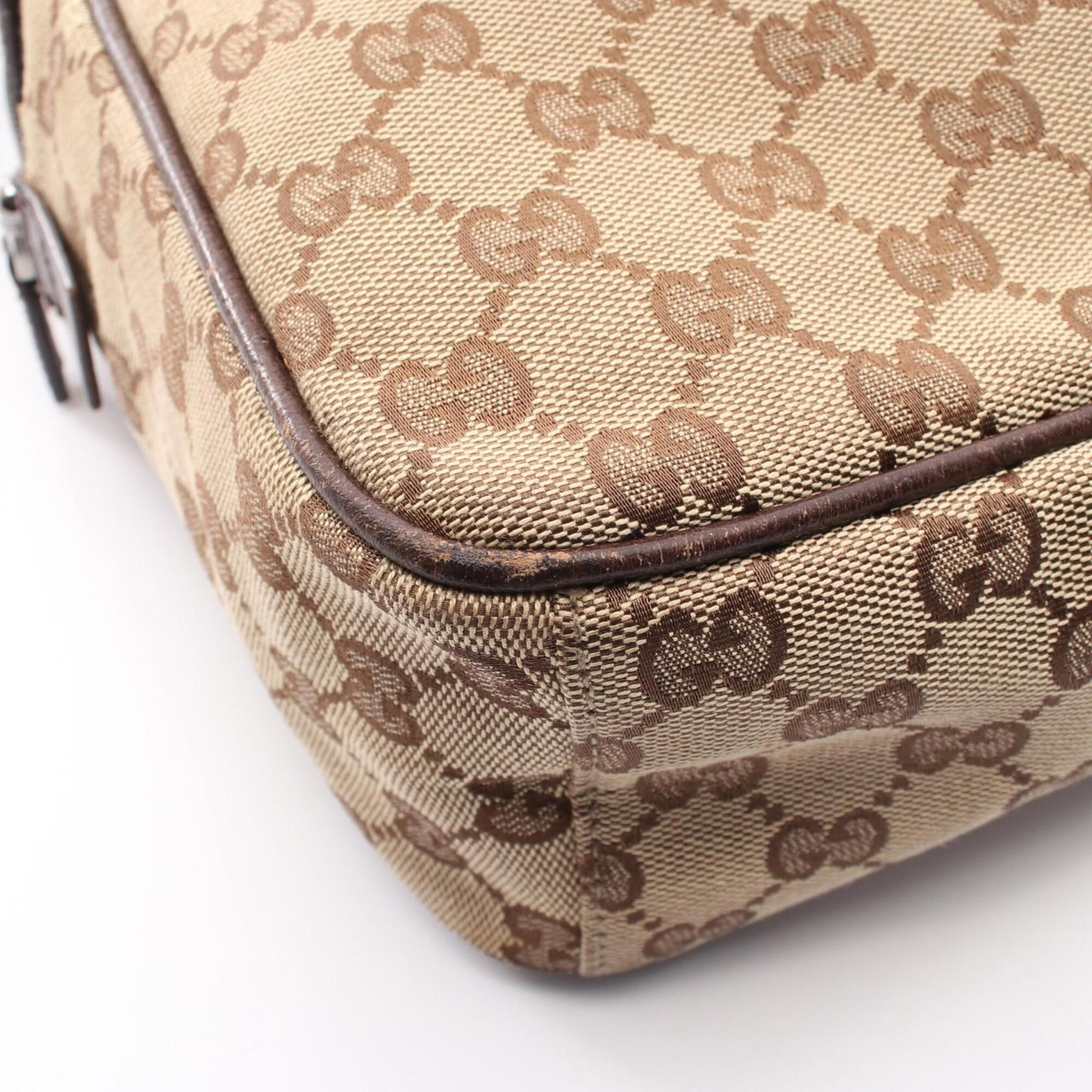 Canvas Leather Shoulder Bag (Pre-Owned) - Gucci - Modalova