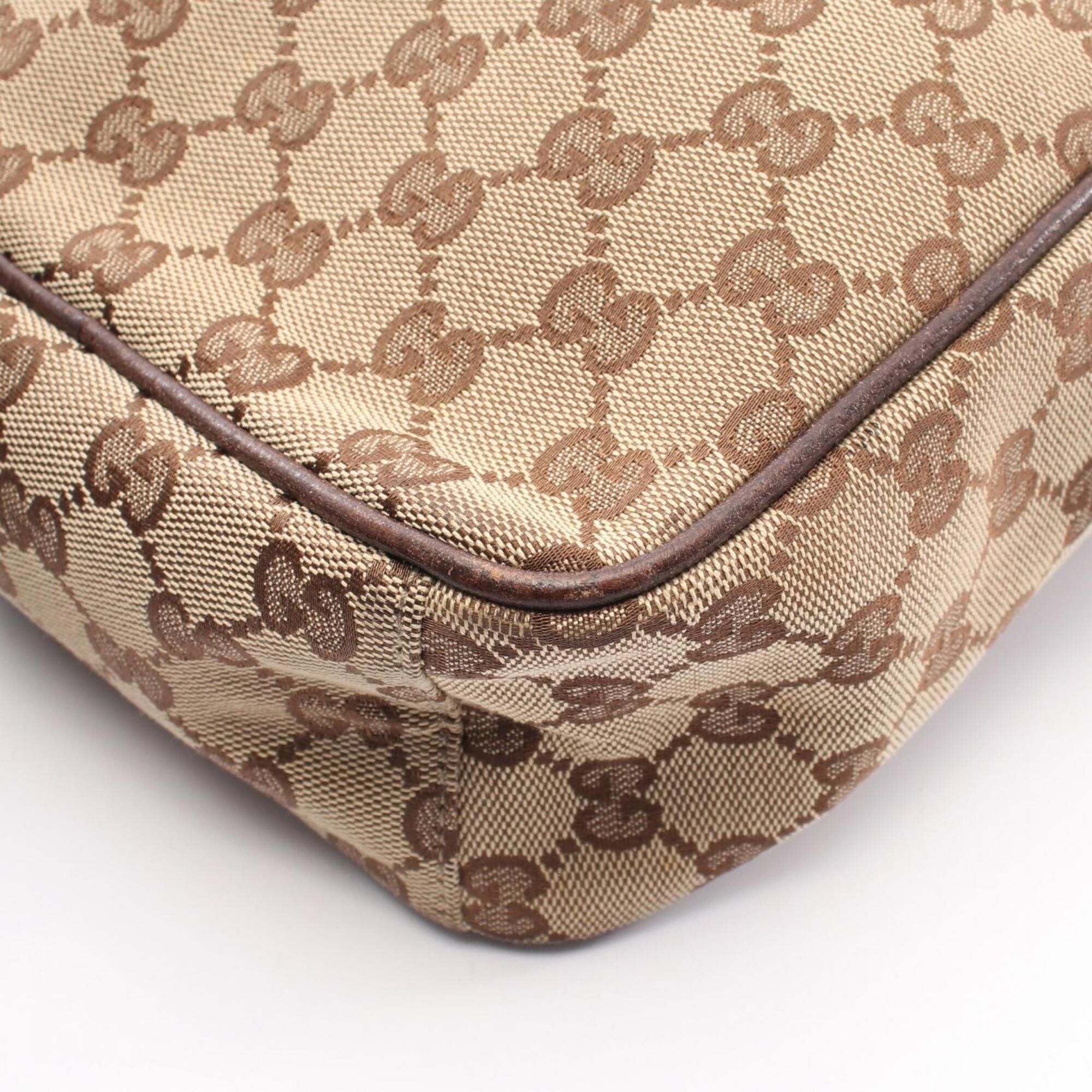 Canvas Leather Shoulder Bag (Pre-Owned) - Gucci - Modalova