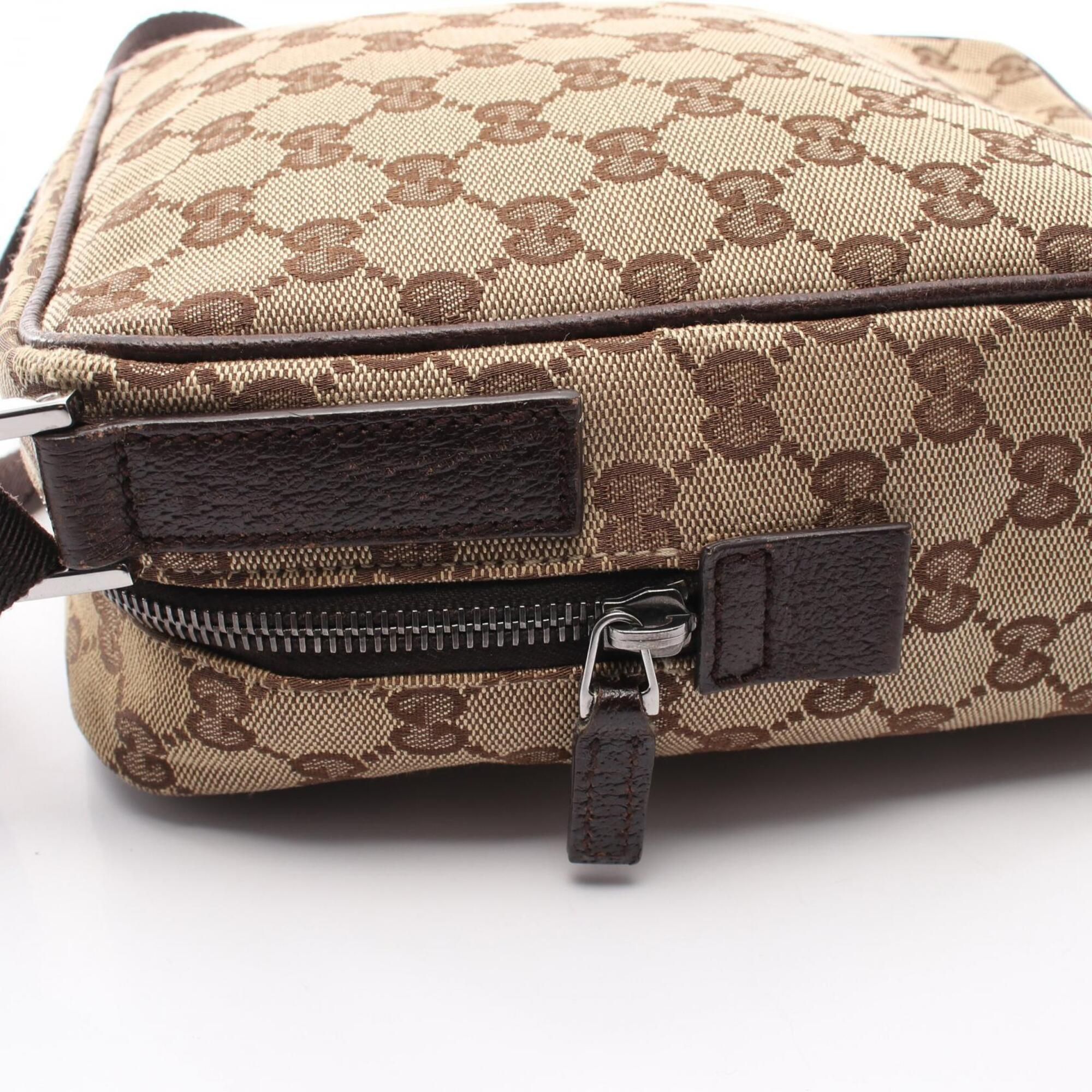 Canvas Leather Shoulder Bag (Pre-Owned) - Gucci - Modalova