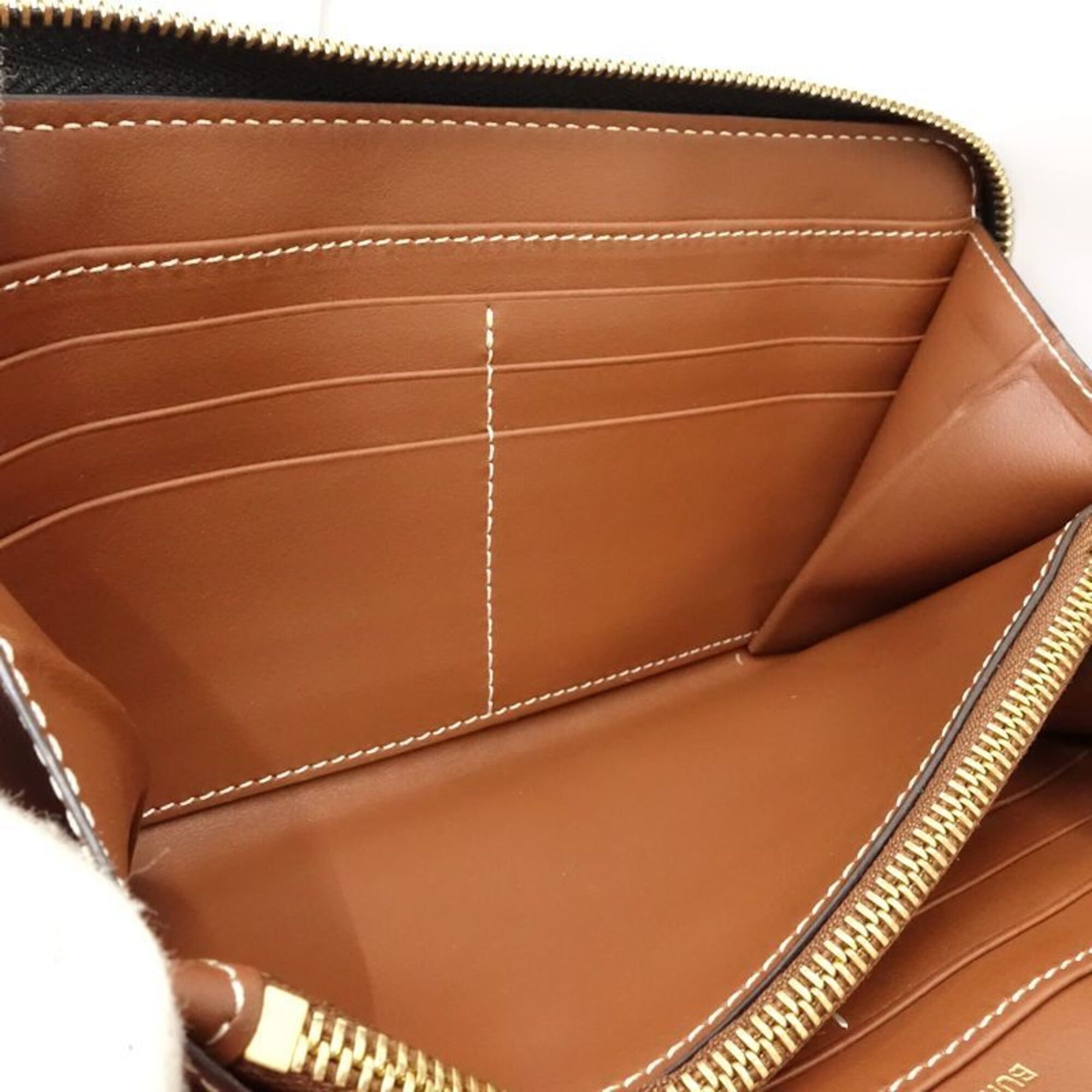 Canvas Leather Long Wallet (Bi-Fold) (Pre-Owned) - Burberry - Modalova