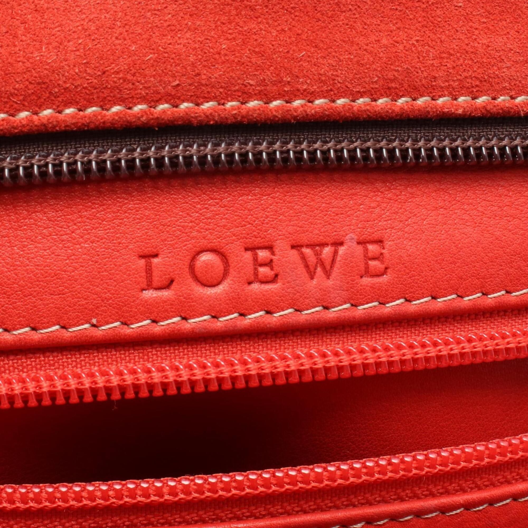 Suede Leather Handbag (Pre-Owned) - Loewe - Modalova