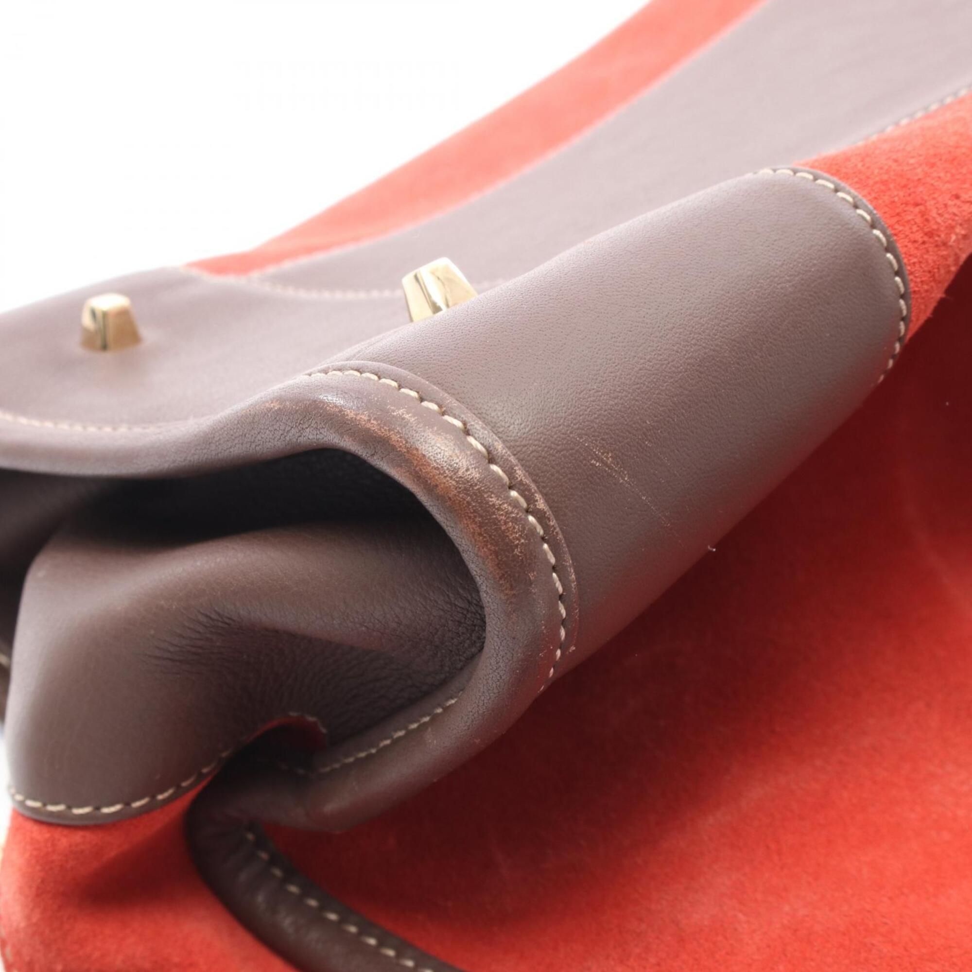 Suede Leather Handbag (Pre-Owned) - Loewe - Modalova